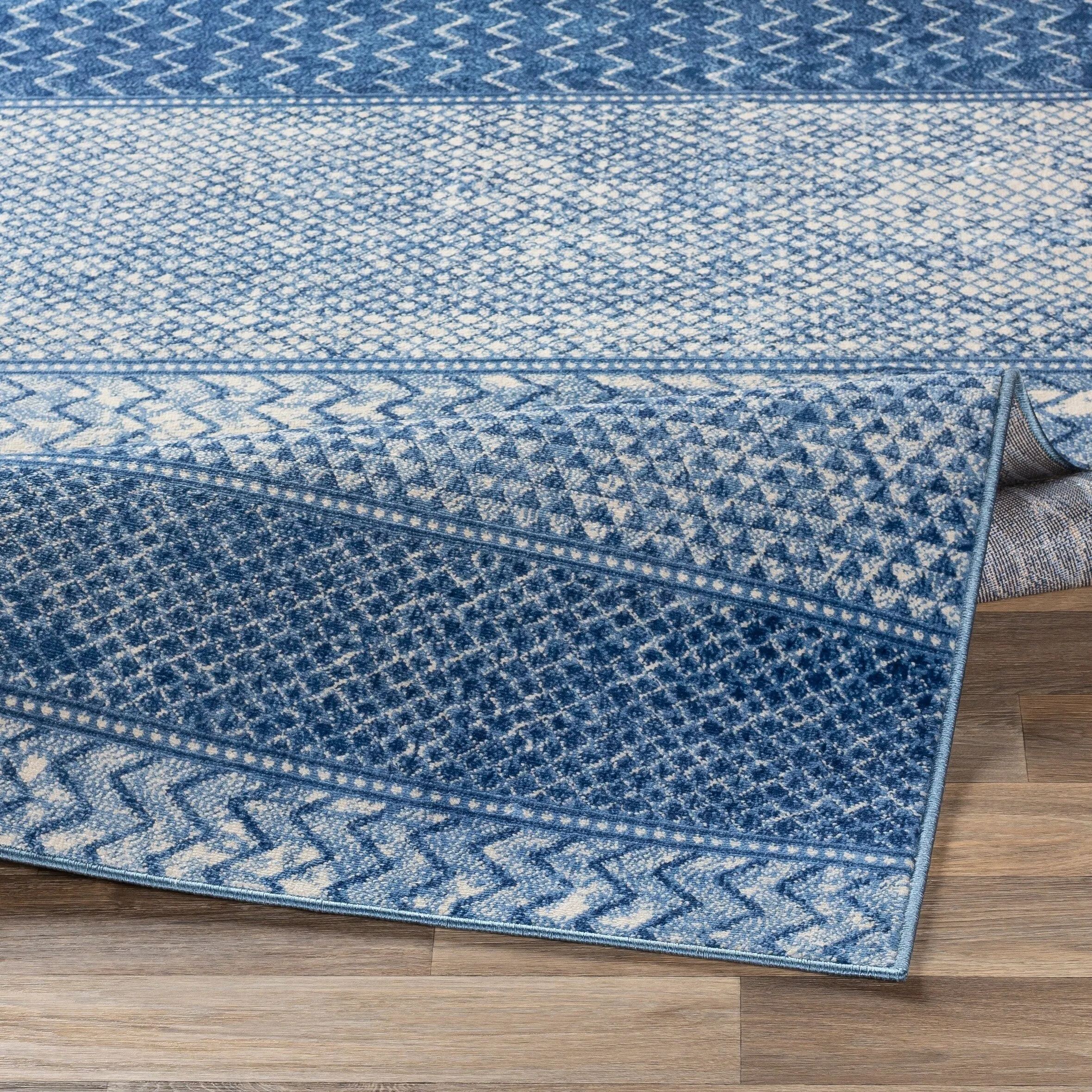 Livabliss Lovato Bohemian Block Print Area Rug