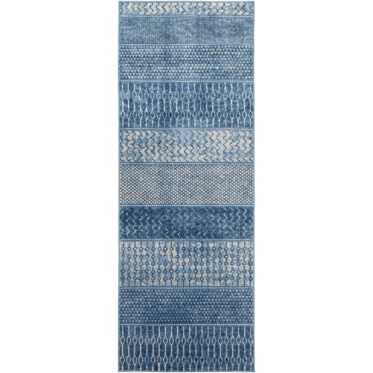Livabliss Lovato Bohemian Block Print Area Rug