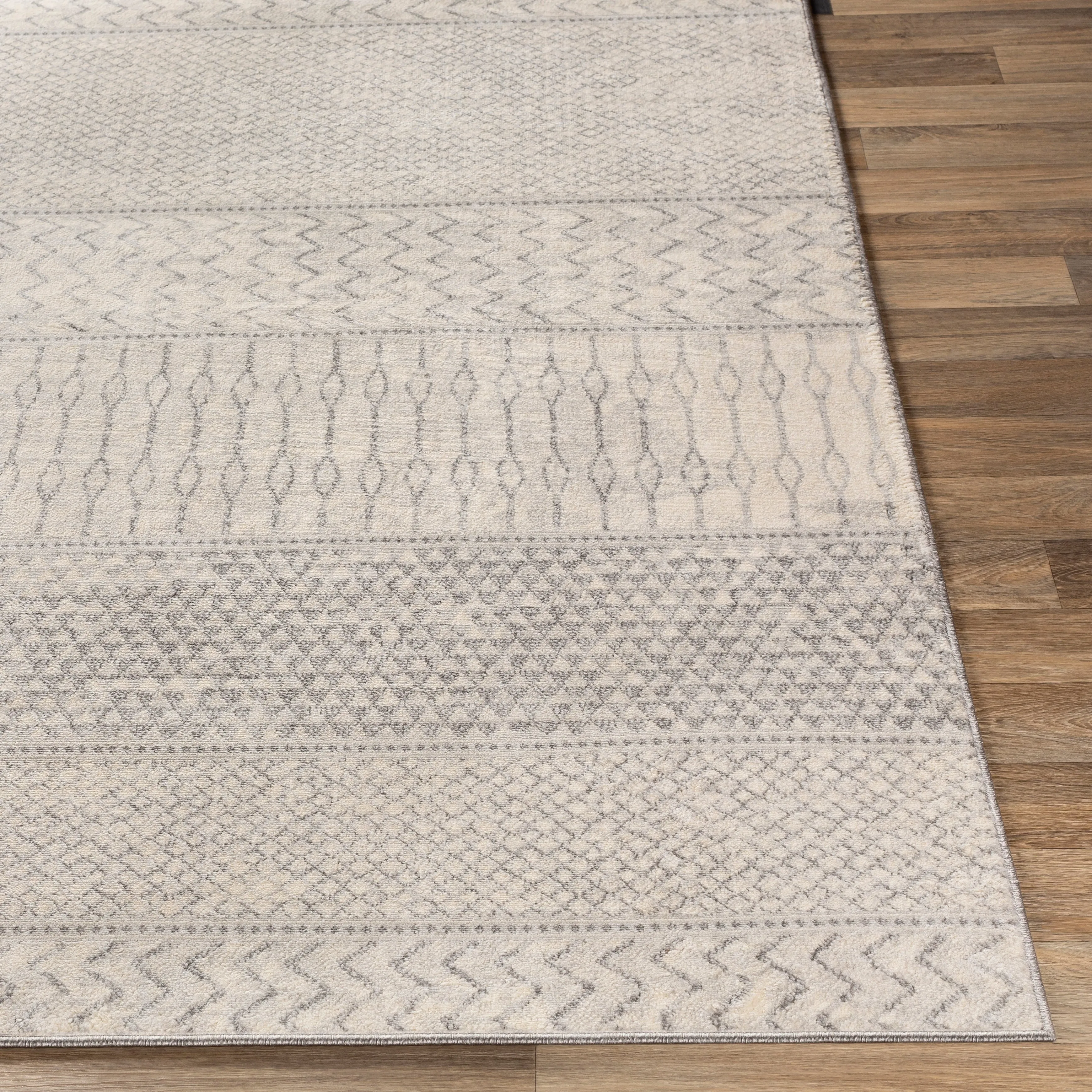 Livabliss Lovato Bohemian Block Print Area Rug