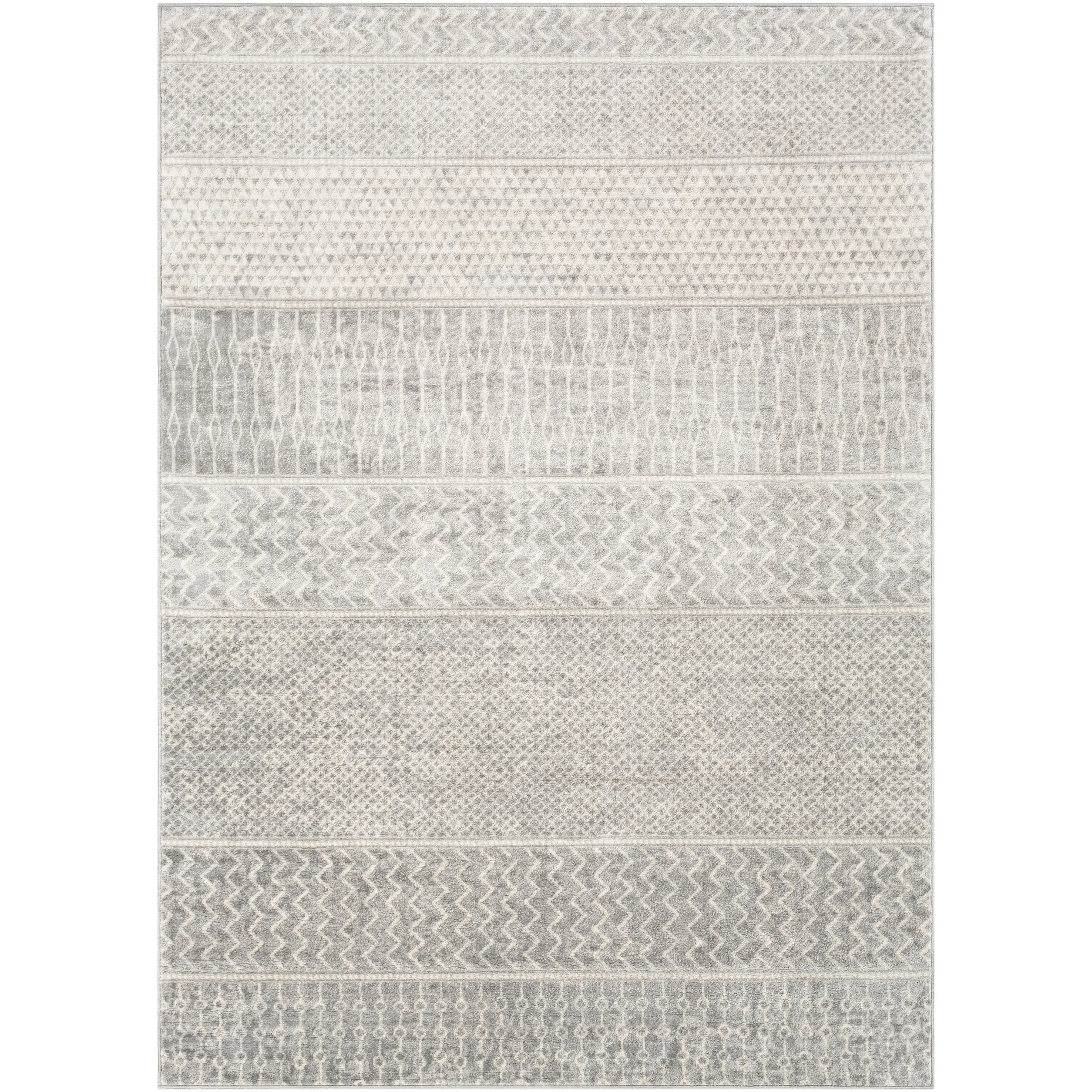 Livabliss Lovato Bohemian Block Print Area Rug