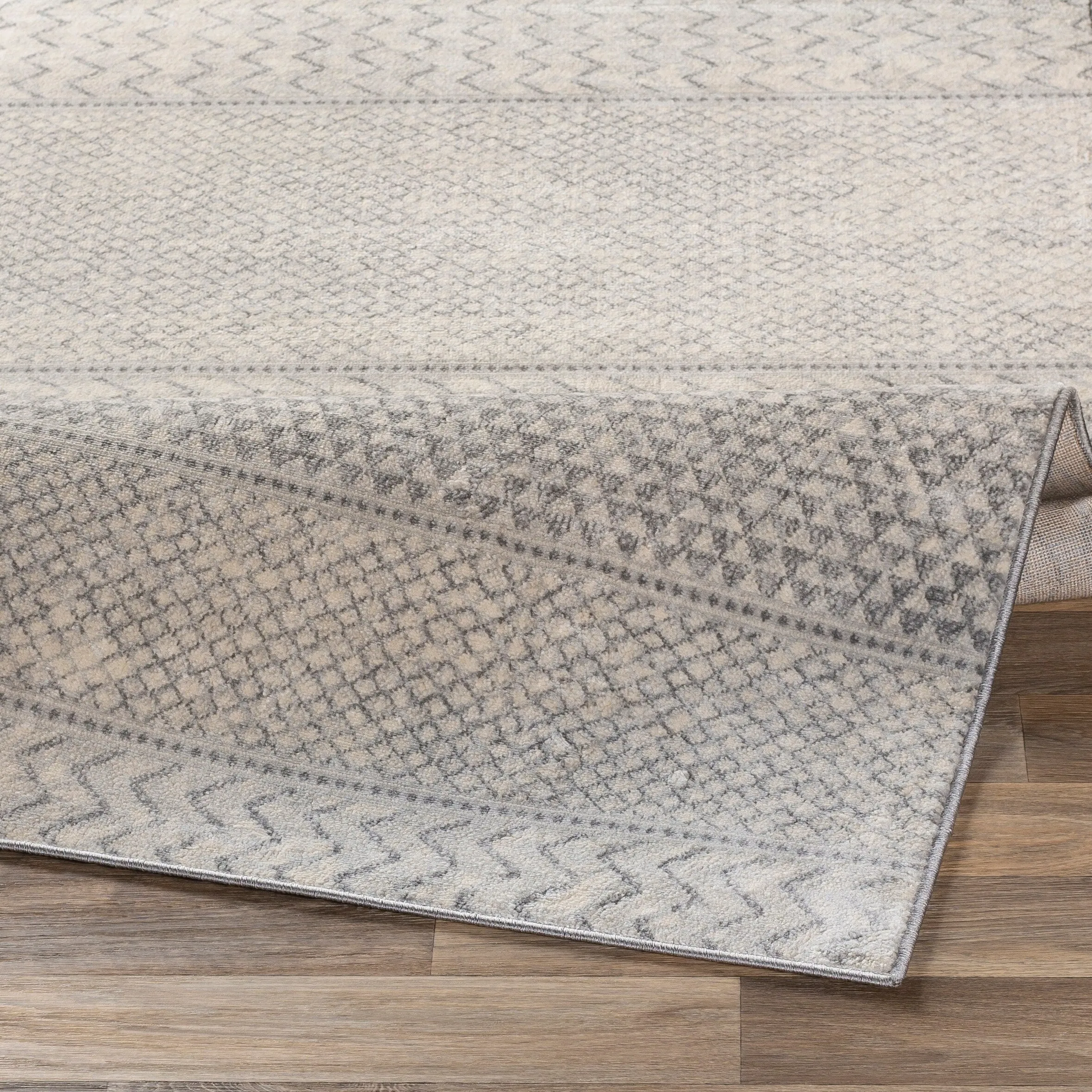 Livabliss Lovato Bohemian Block Print Area Rug