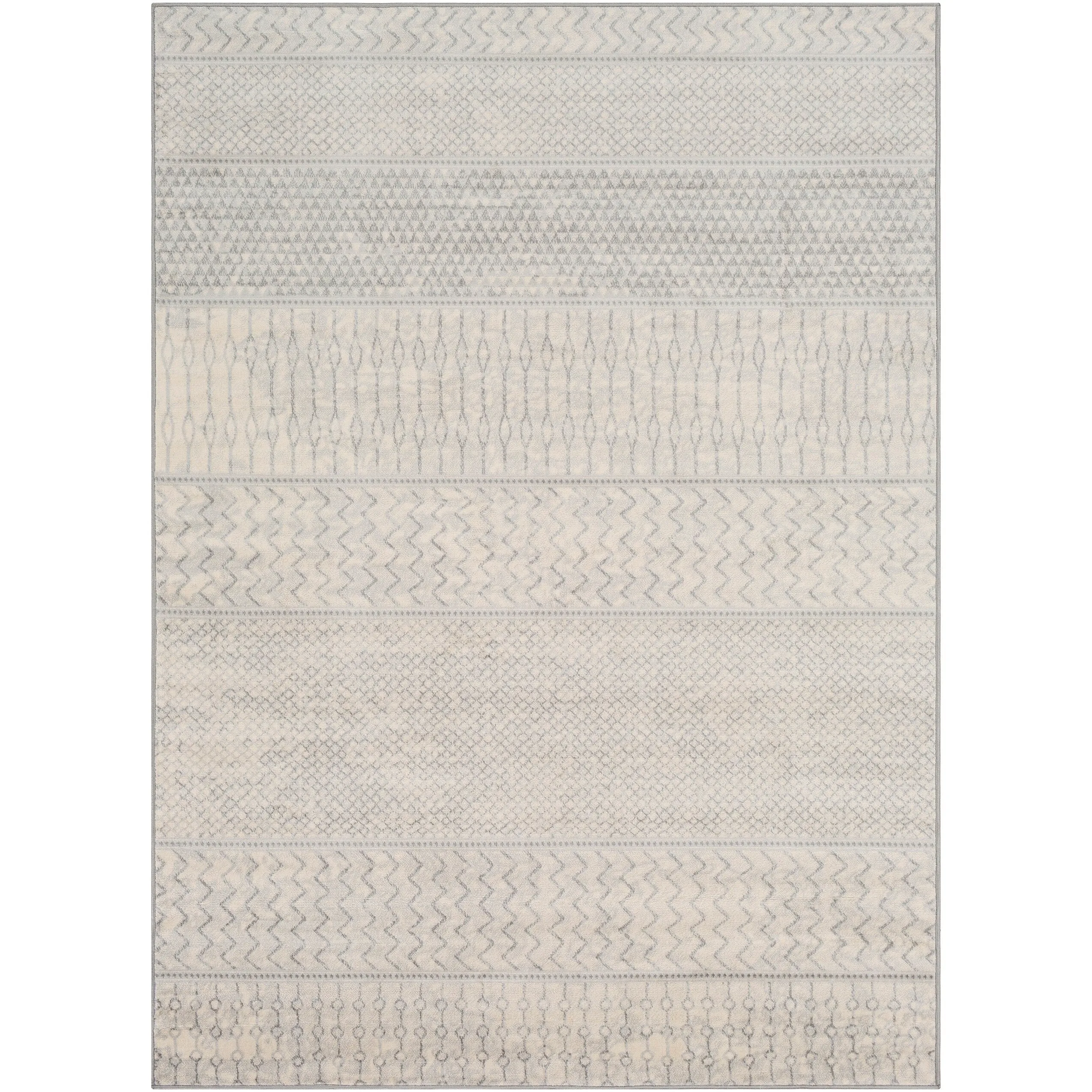 Livabliss Lovato Bohemian Block Print Area Rug
