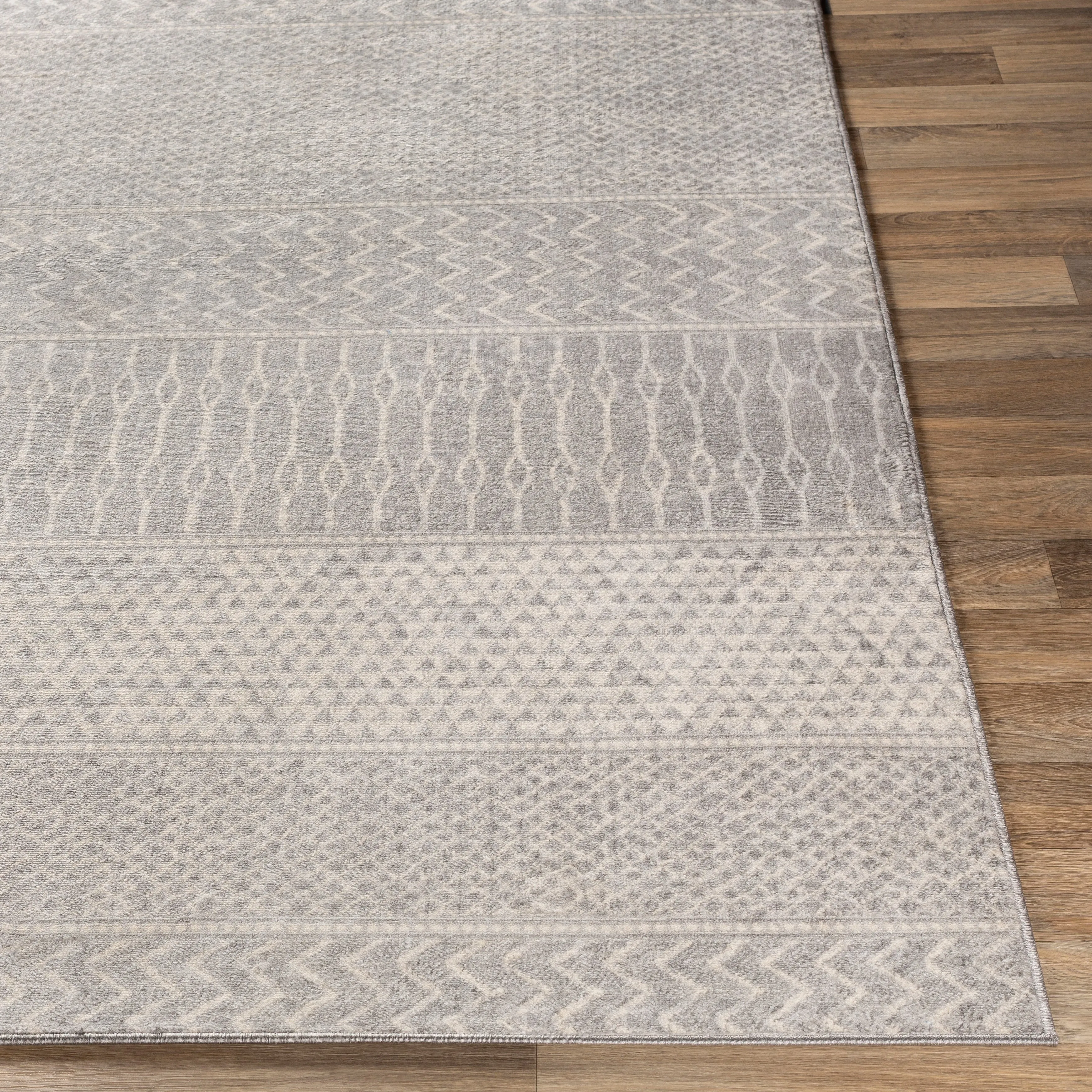 Livabliss Lovato Bohemian Block Print Area Rug