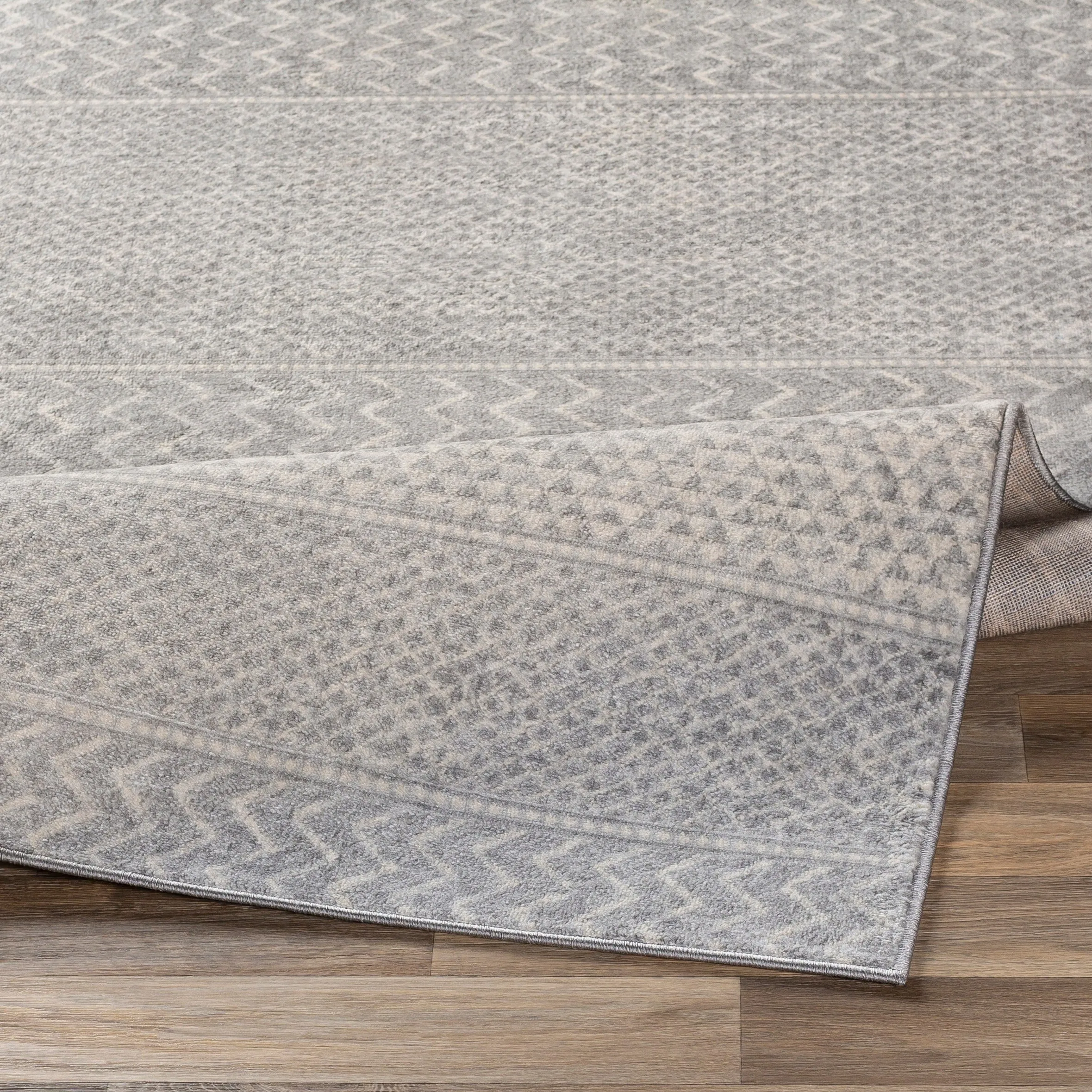 Livabliss Lovato Bohemian Block Print Area Rug