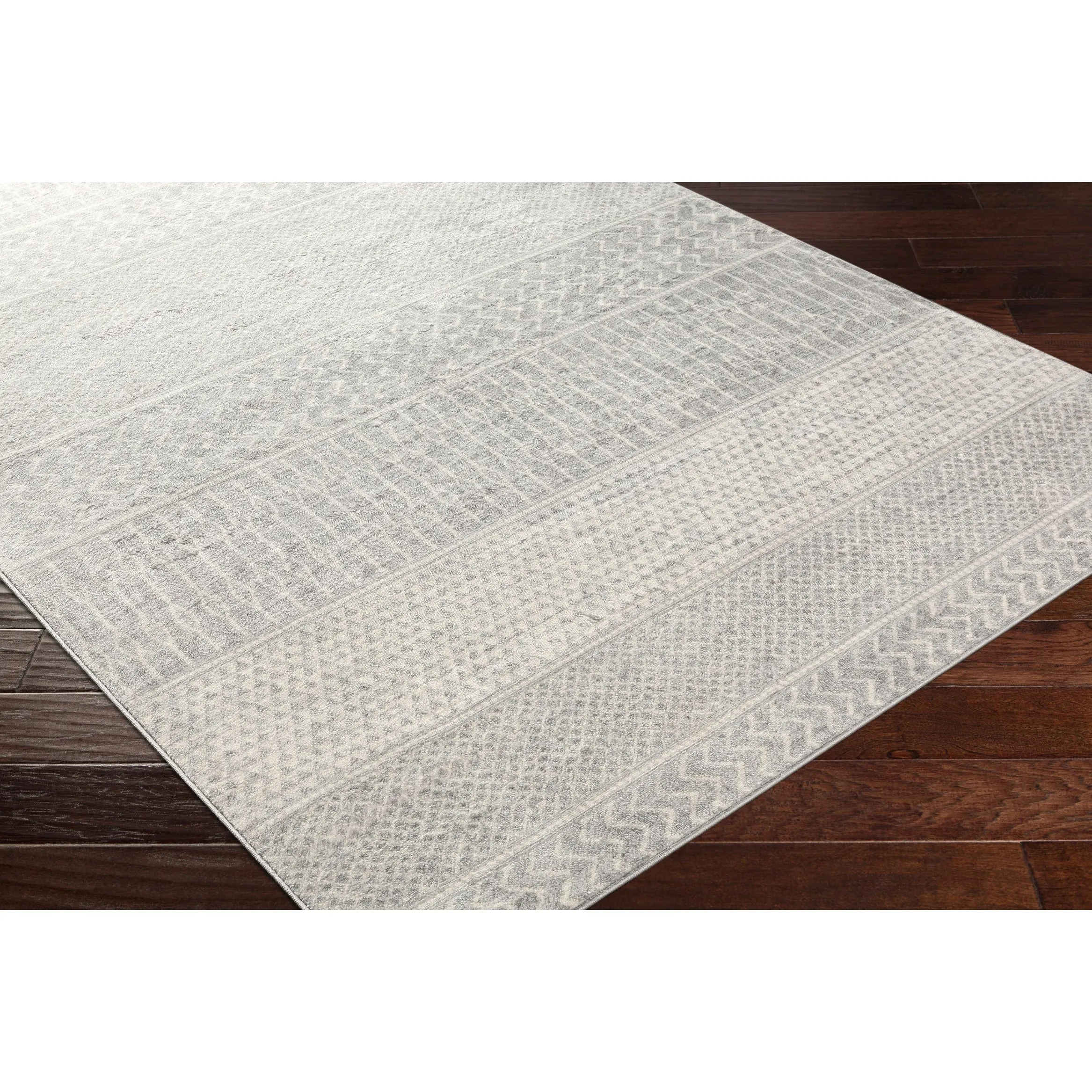 Livabliss Lovato Bohemian Block Print Area Rug