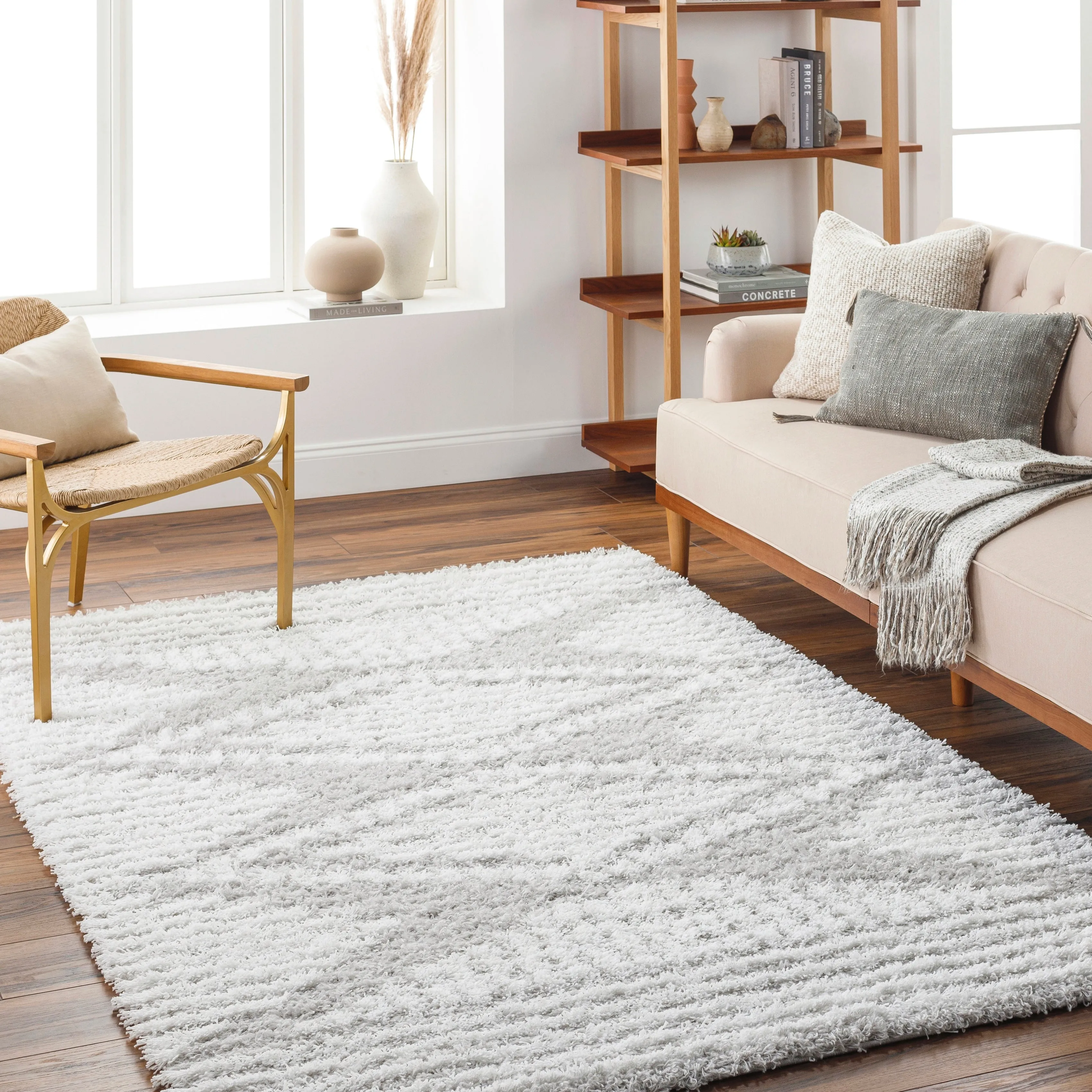 Livabliss Madini Moroccan Diamond Plush Area Rug
