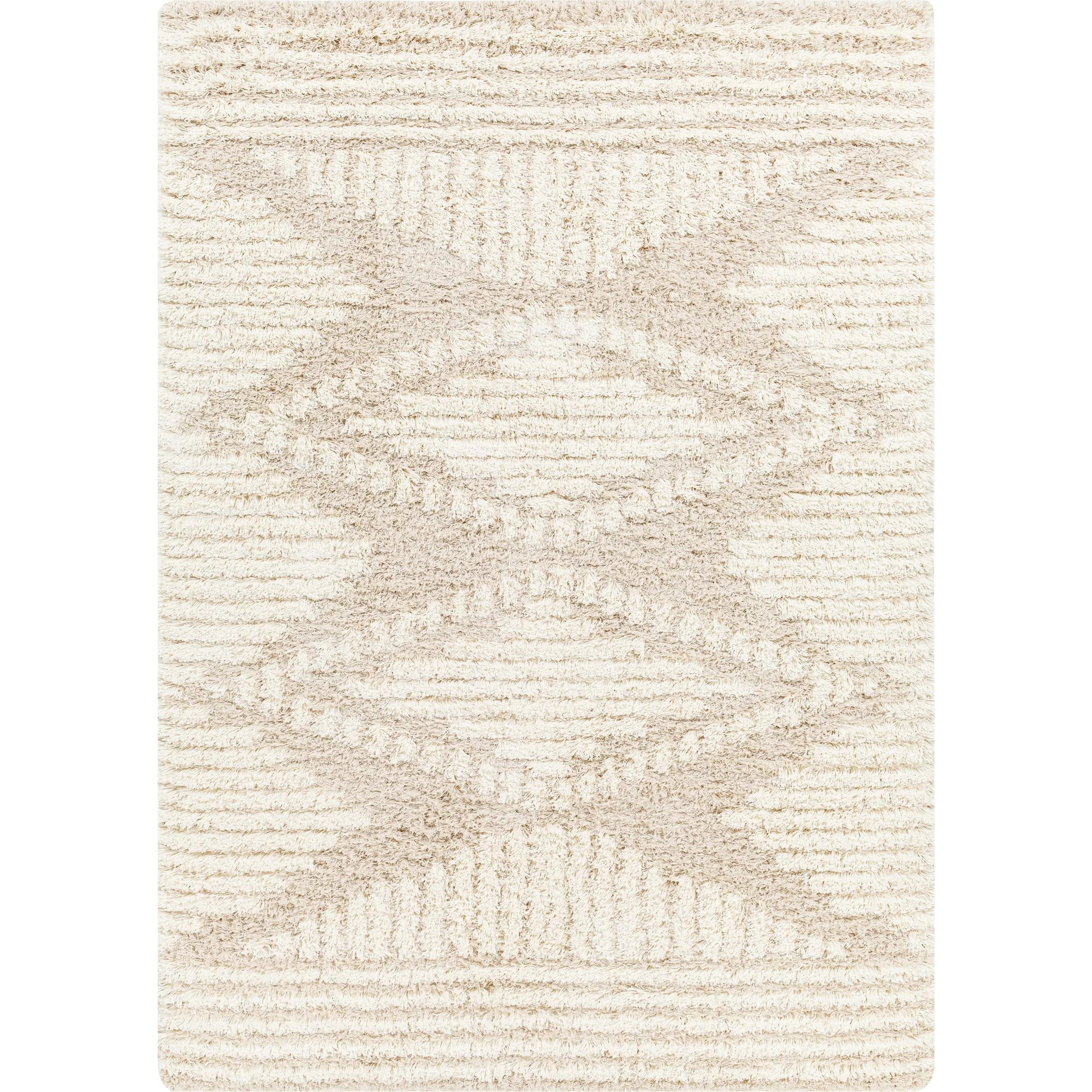 Livabliss Madini Moroccan Diamond Plush Area Rug