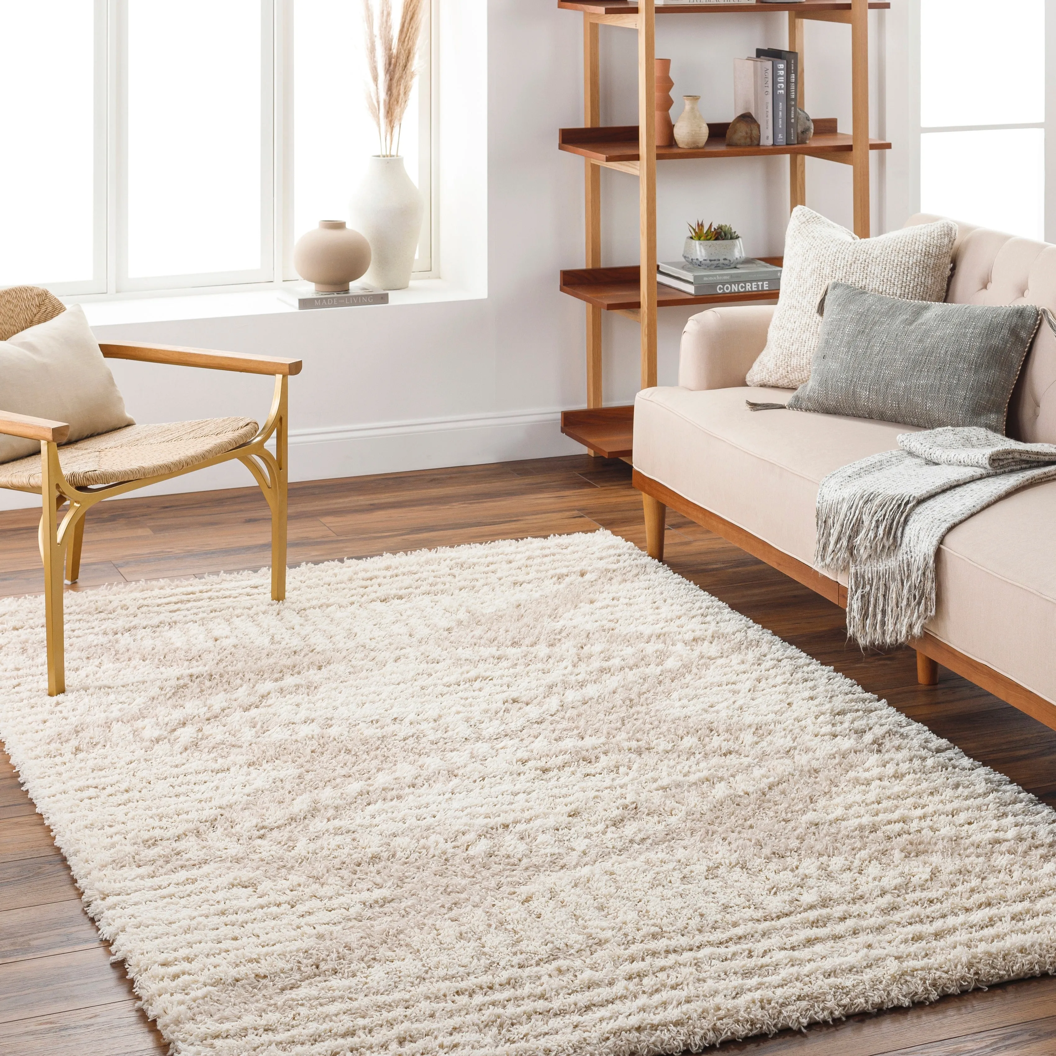 Livabliss Madini Moroccan Diamond Plush Area Rug