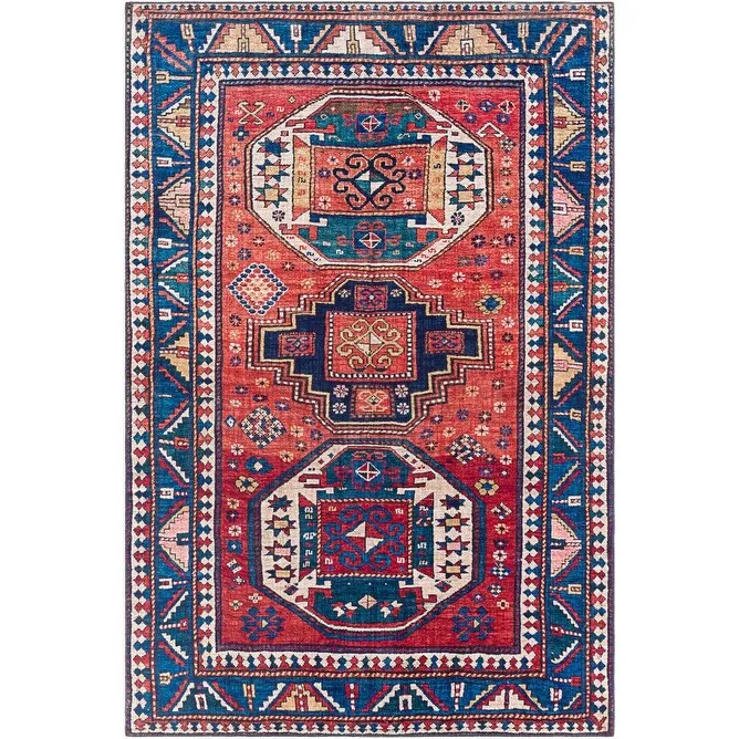 Livabliss Marzel Persian Kazak Printed Area Rug
