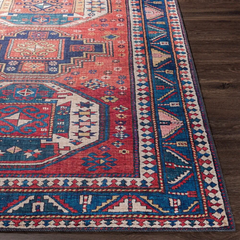 Livabliss Marzel Persian Kazak Printed Area Rug