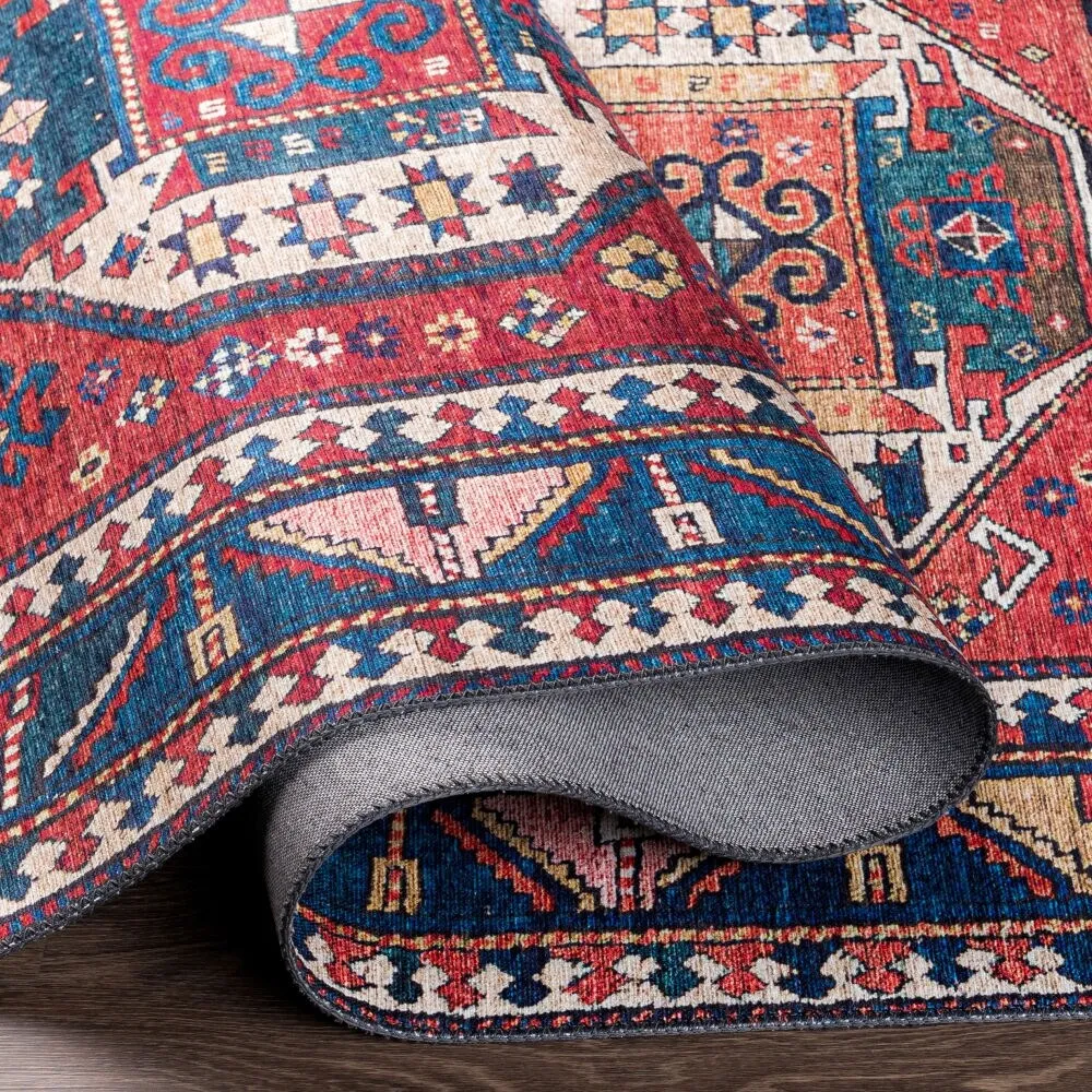 Livabliss Marzel Persian Kazak Printed Area Rug