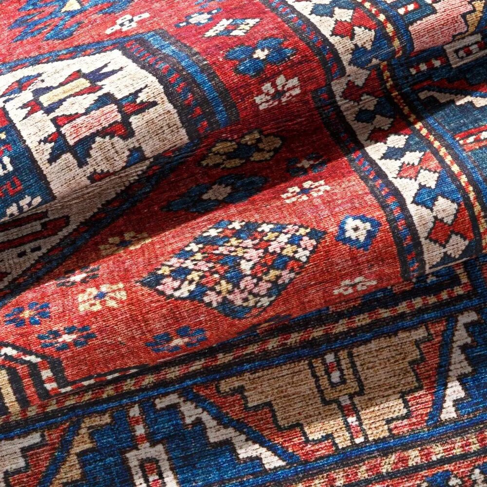 Livabliss Marzel Persian Kazak Printed Area Rug