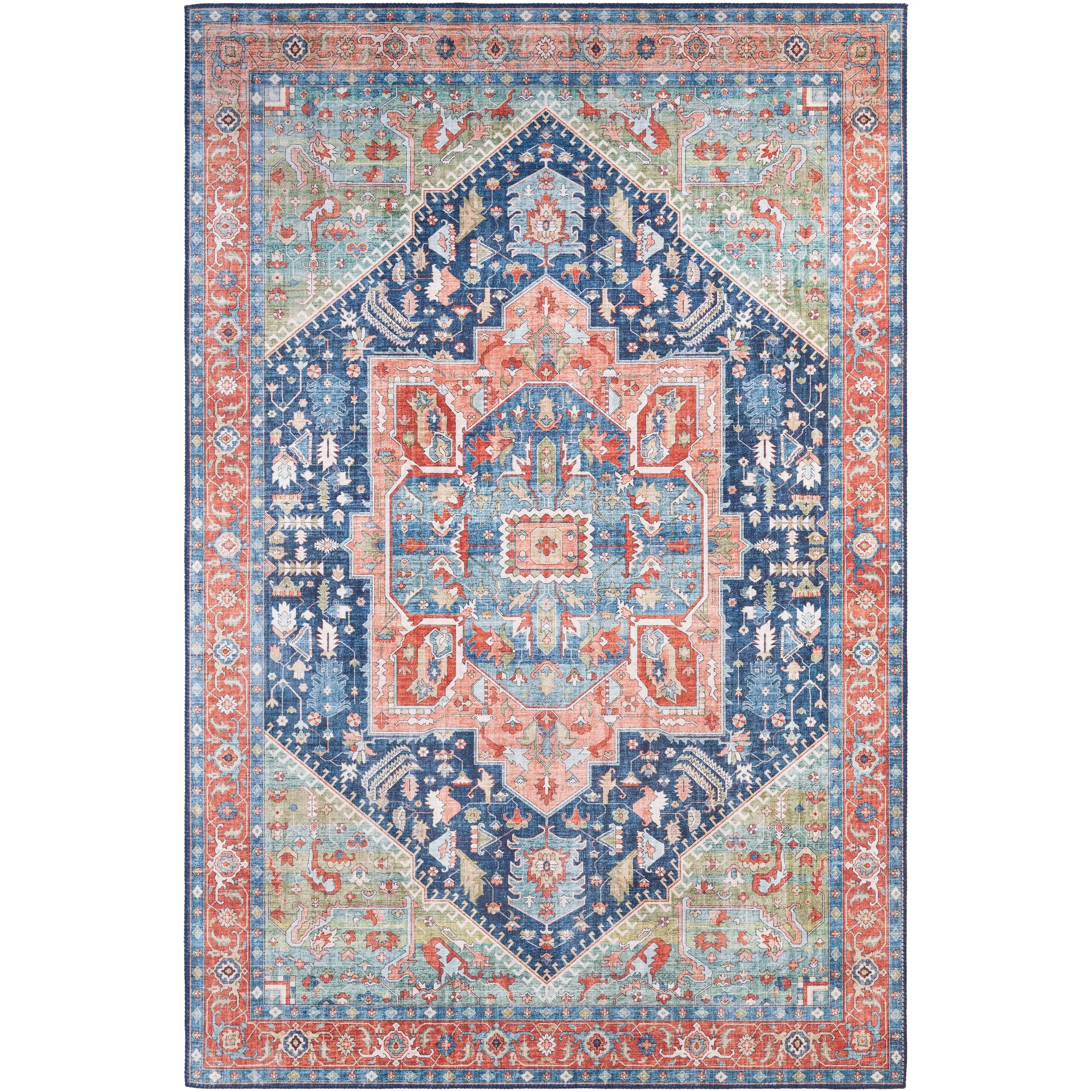 Livabliss Mitika Vintage Medallion Area Rug