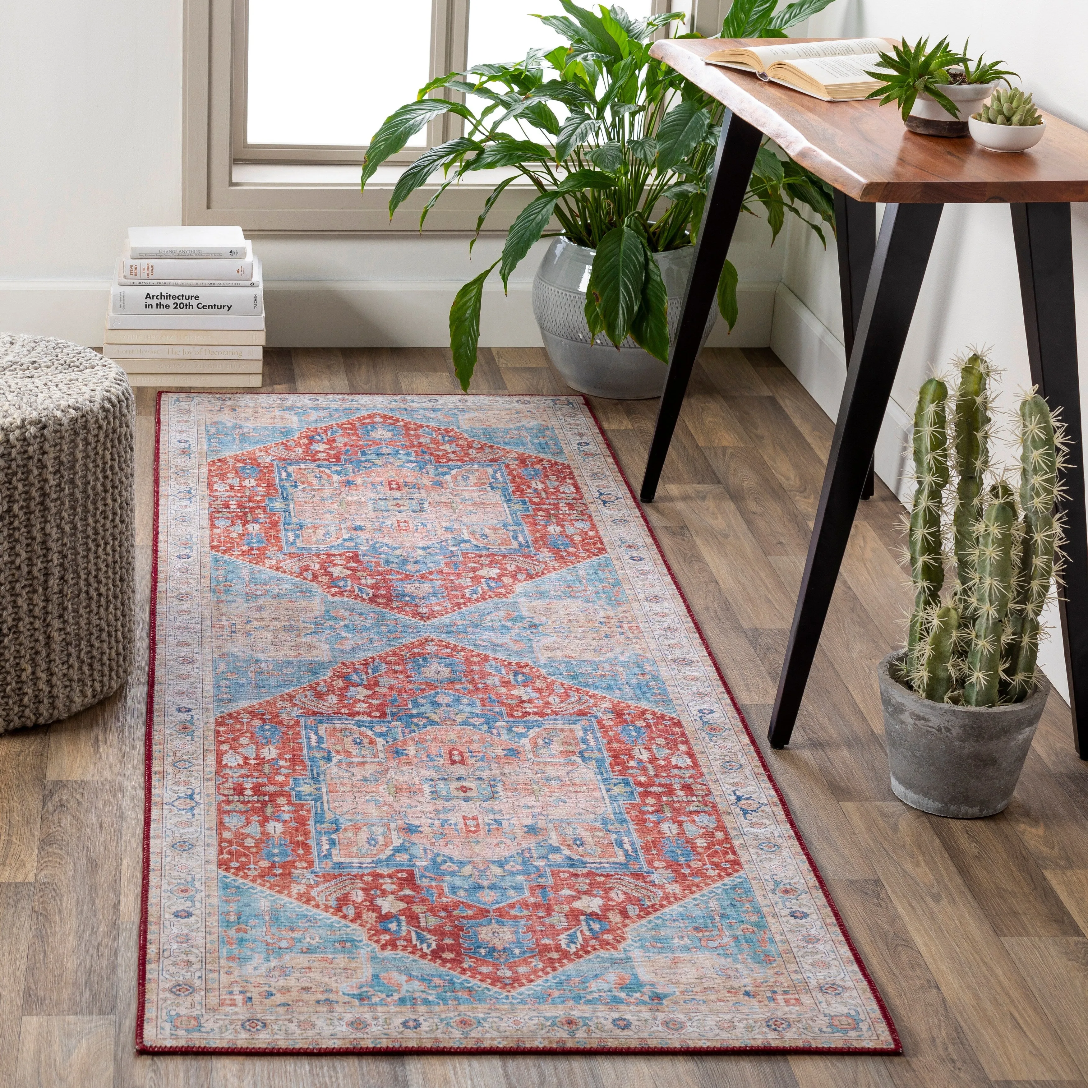 Livabliss Mitika Vintage Medallion Area Rug