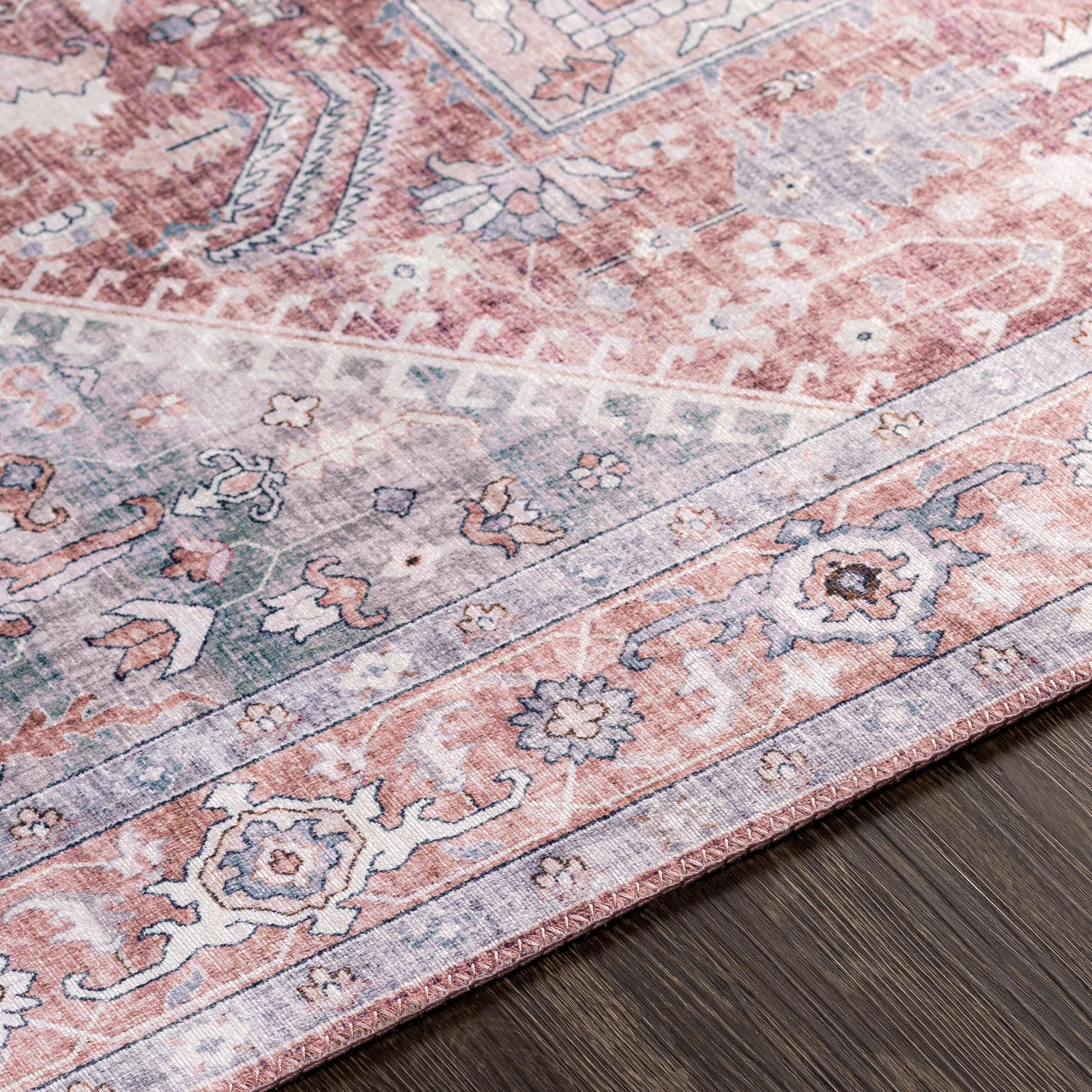 Livabliss Mitika Vintage Medallion Area Rug