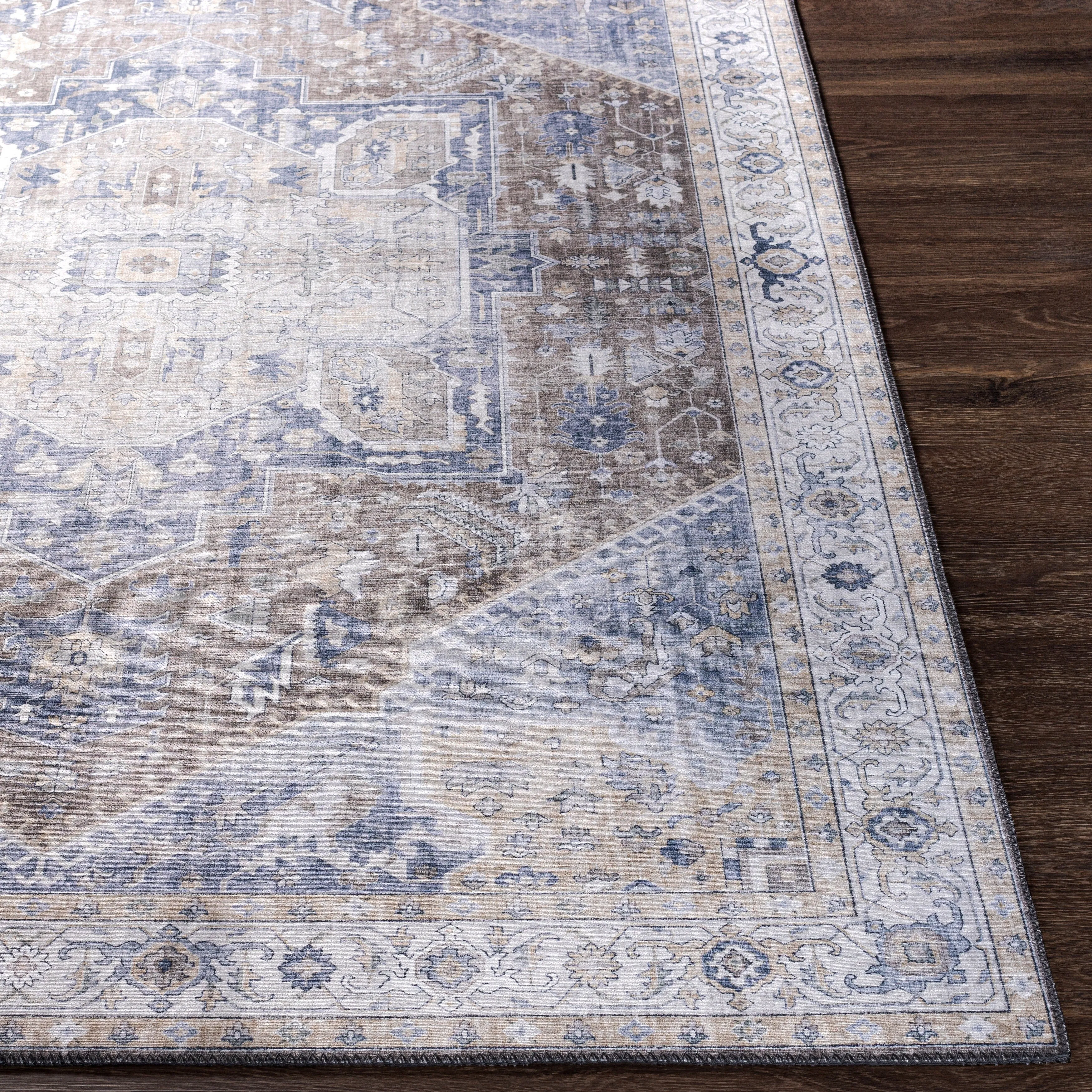 Livabliss Mitika Vintage Medallion Area Rug