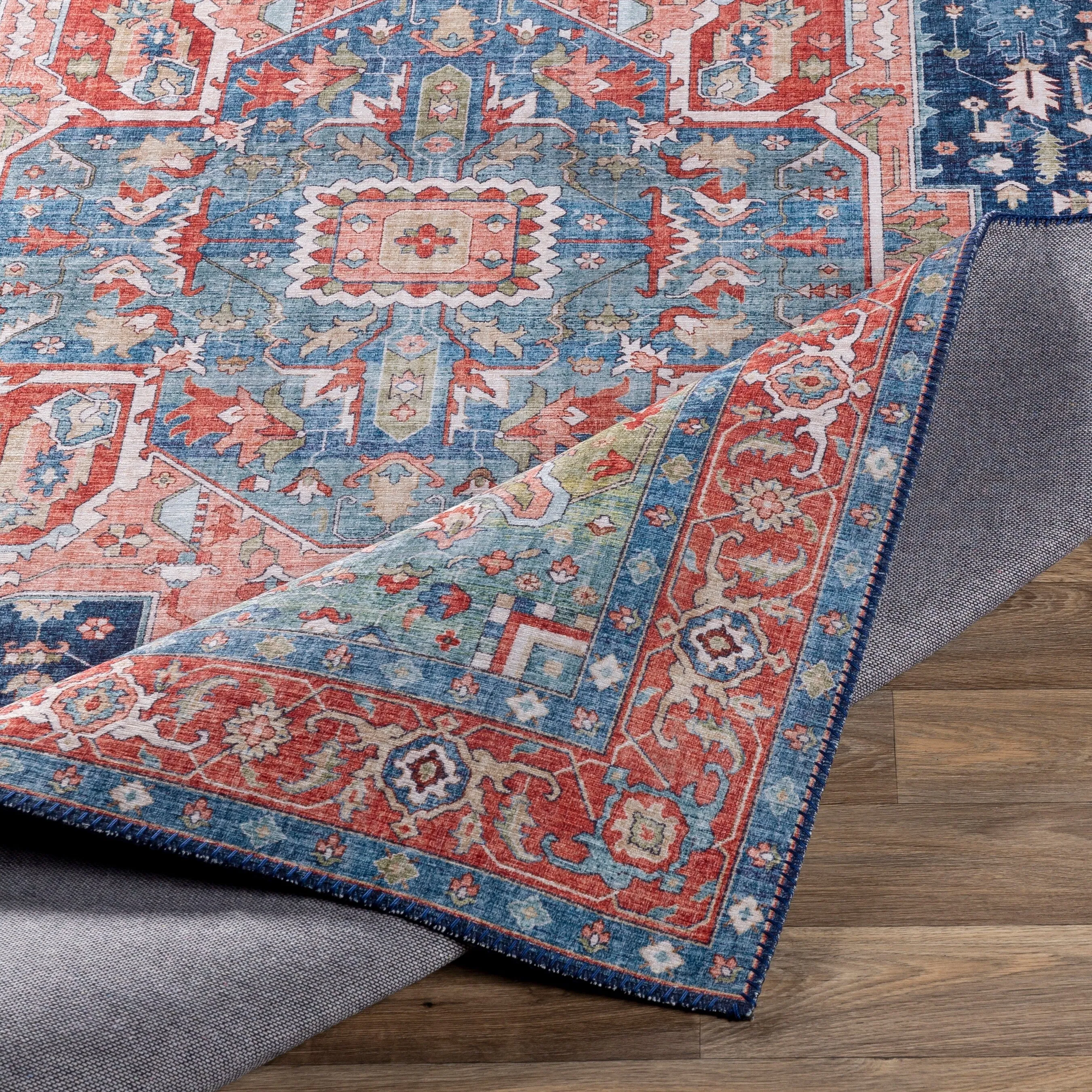 Livabliss Mitika Vintage Medallion Area Rug