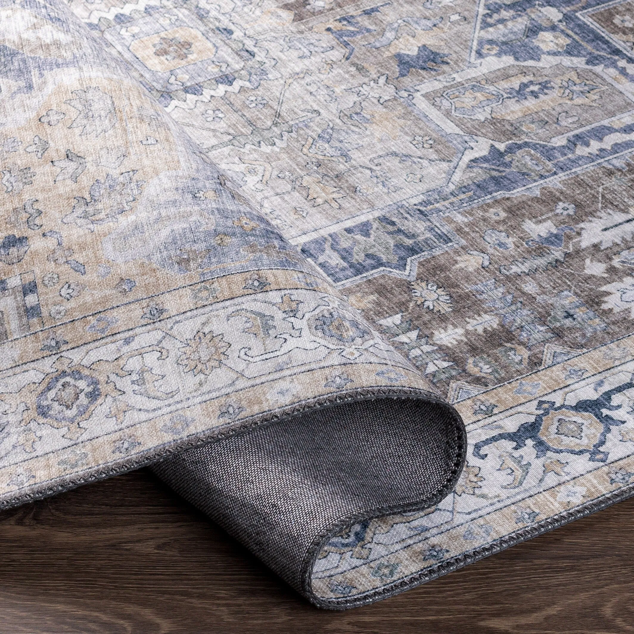 Livabliss Mitika Vintage Medallion Area Rug
