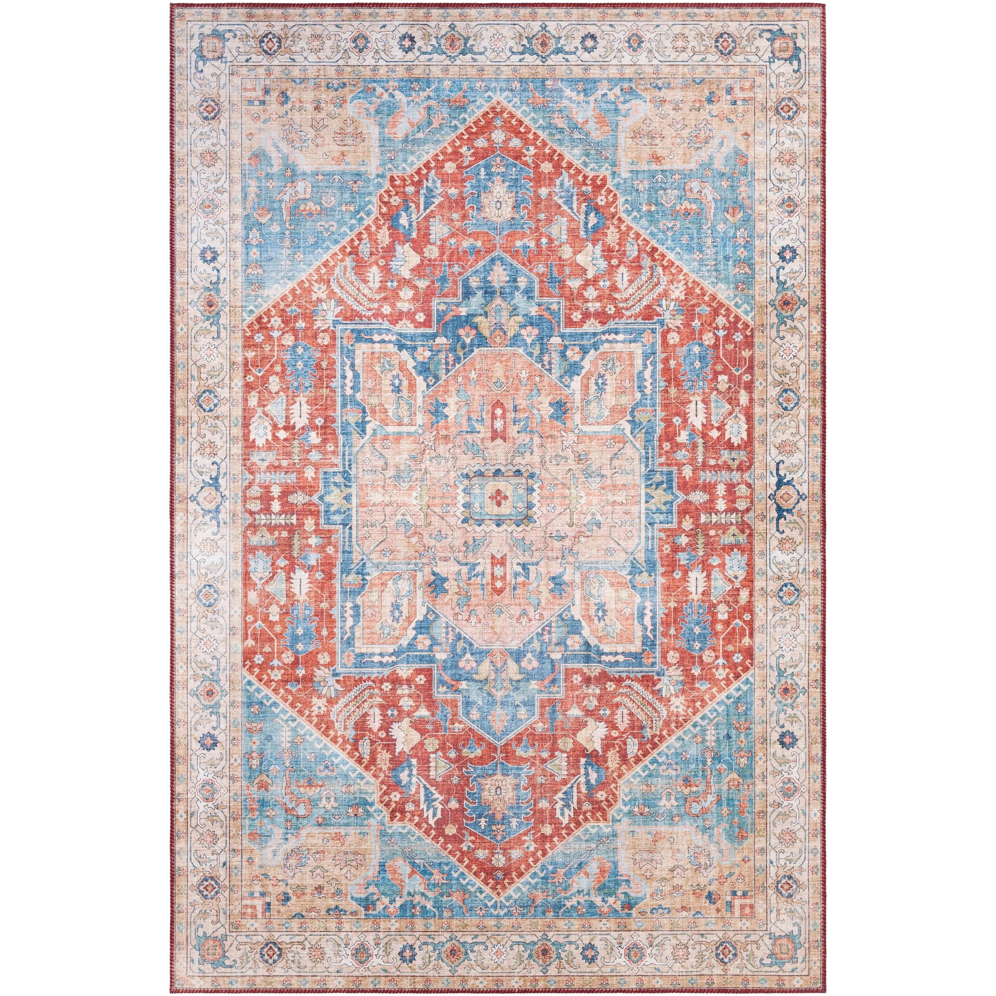 Livabliss Mitika Vintage Medallion Area Rug