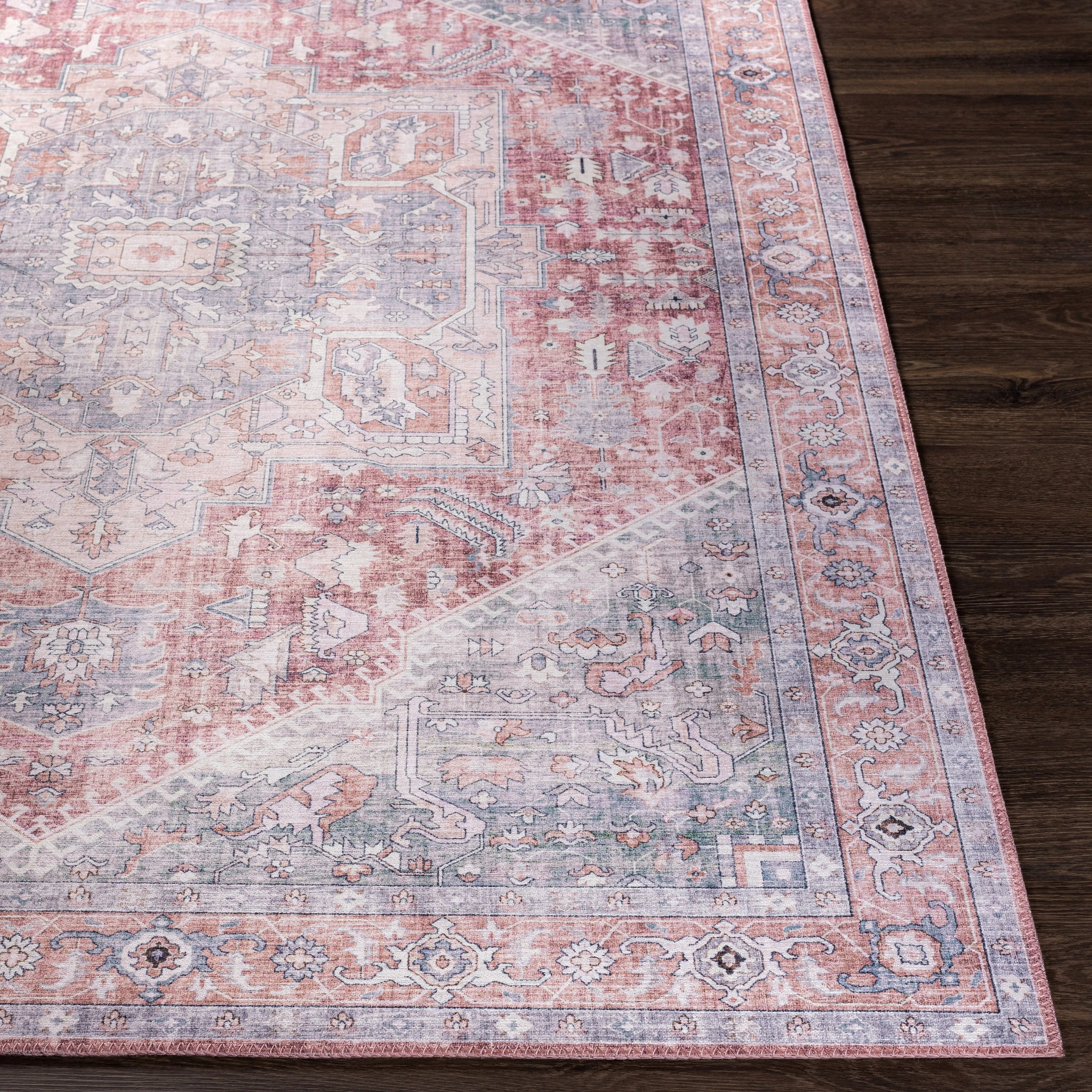 Livabliss Mitika Vintage Medallion Area Rug