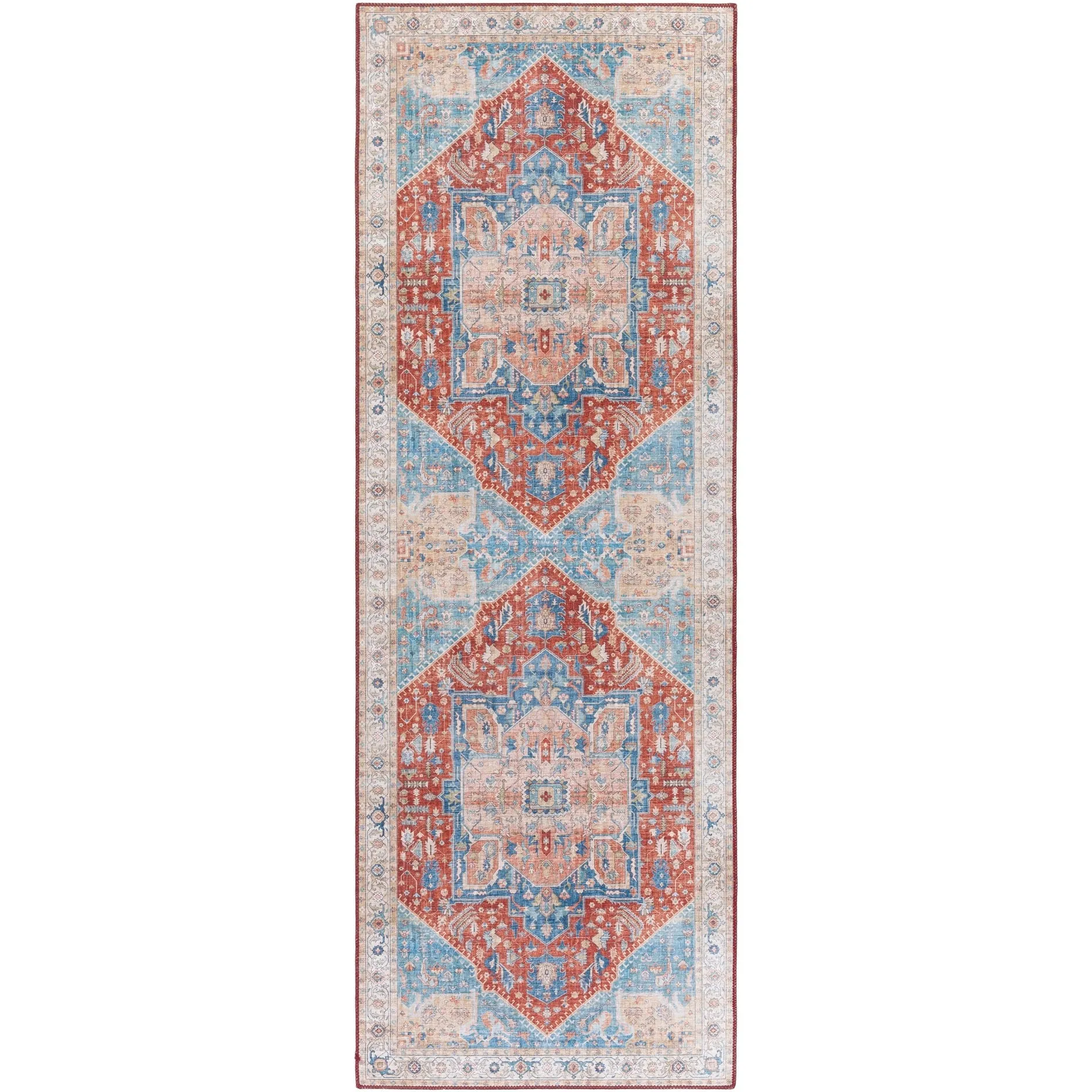 Livabliss Mitika Vintage Medallion Area Rug