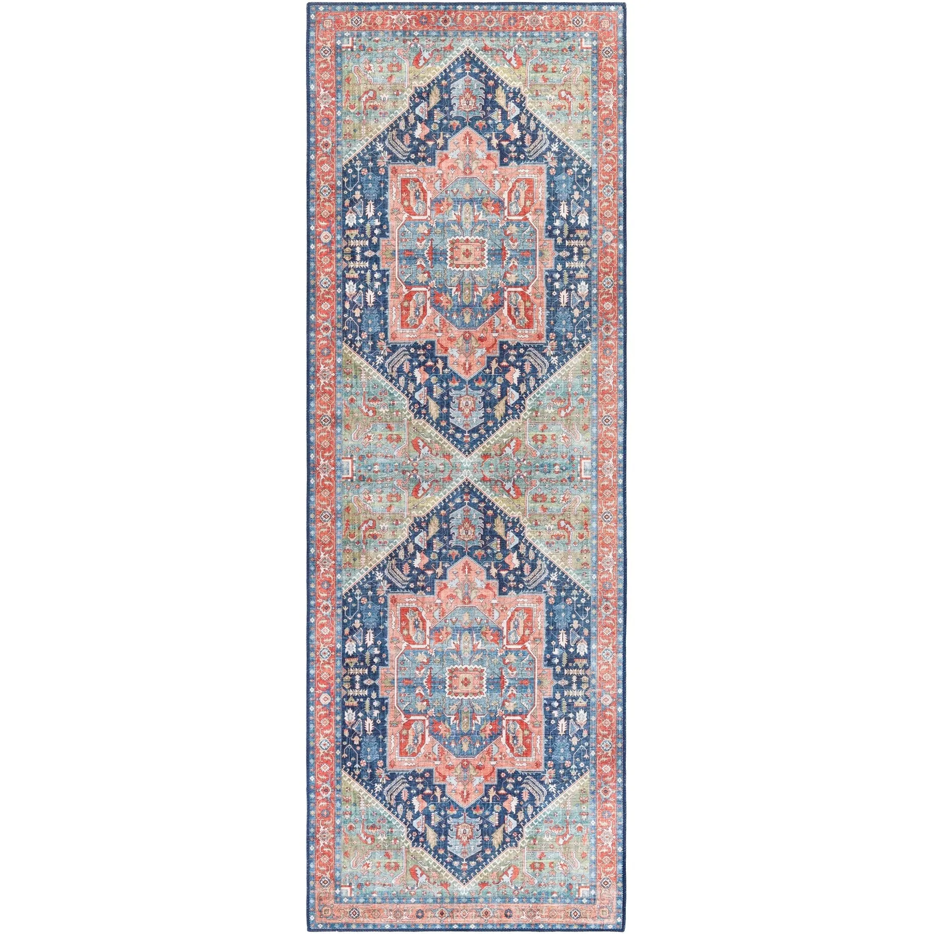 Livabliss Mitika Vintage Medallion Area Rug