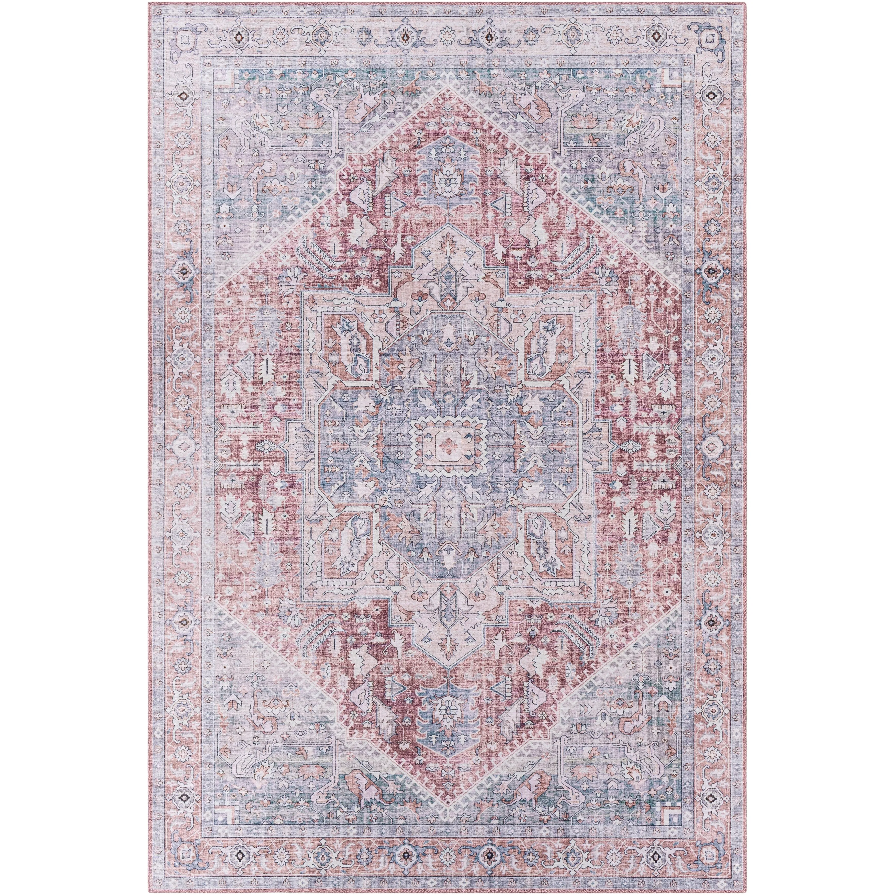Livabliss Mitika Vintage Medallion Area Rug
