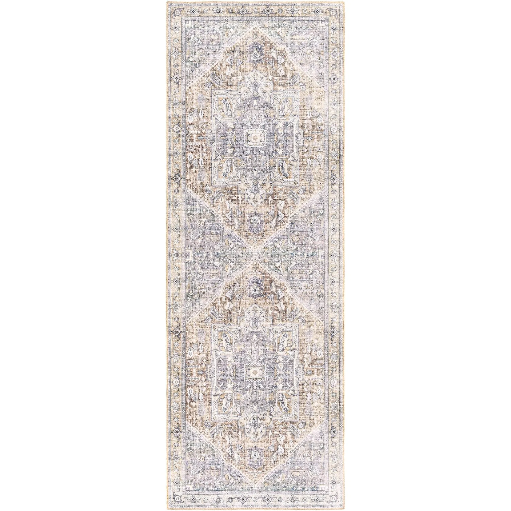 Livabliss Mitika Vintage Medallion Area Rug