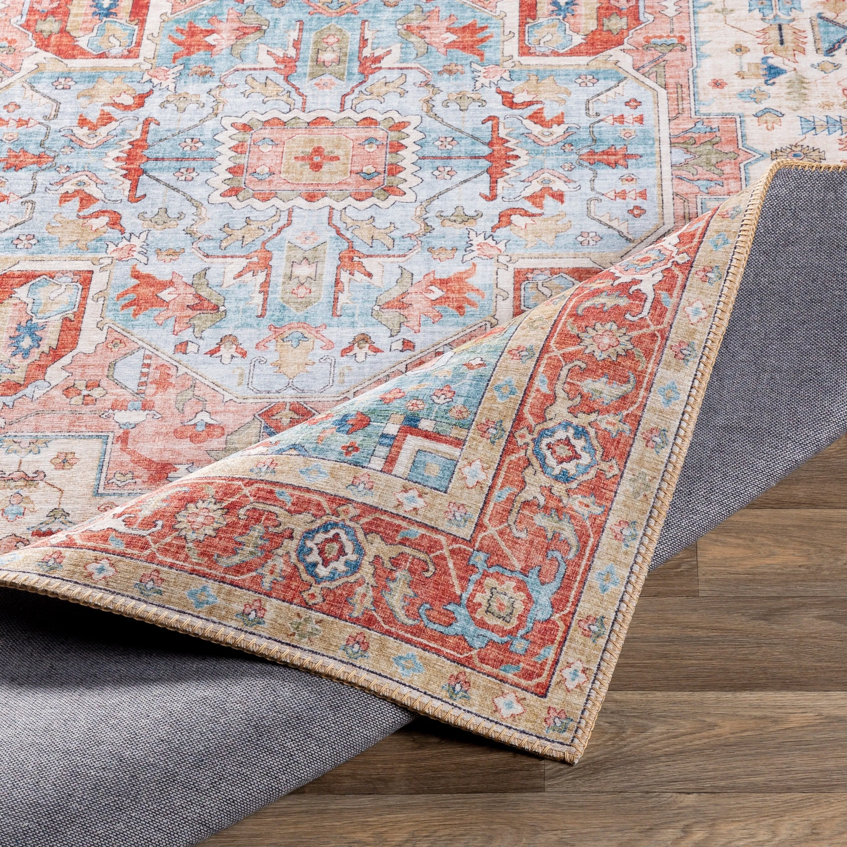Livabliss Mitika Vintage Medallion Area Rug