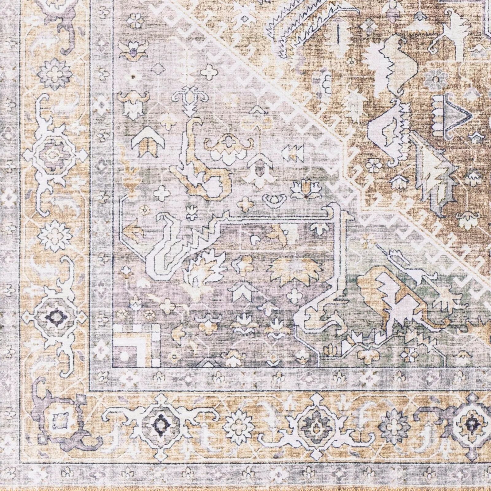 Livabliss Mitika Vintage Medallion Area Rug