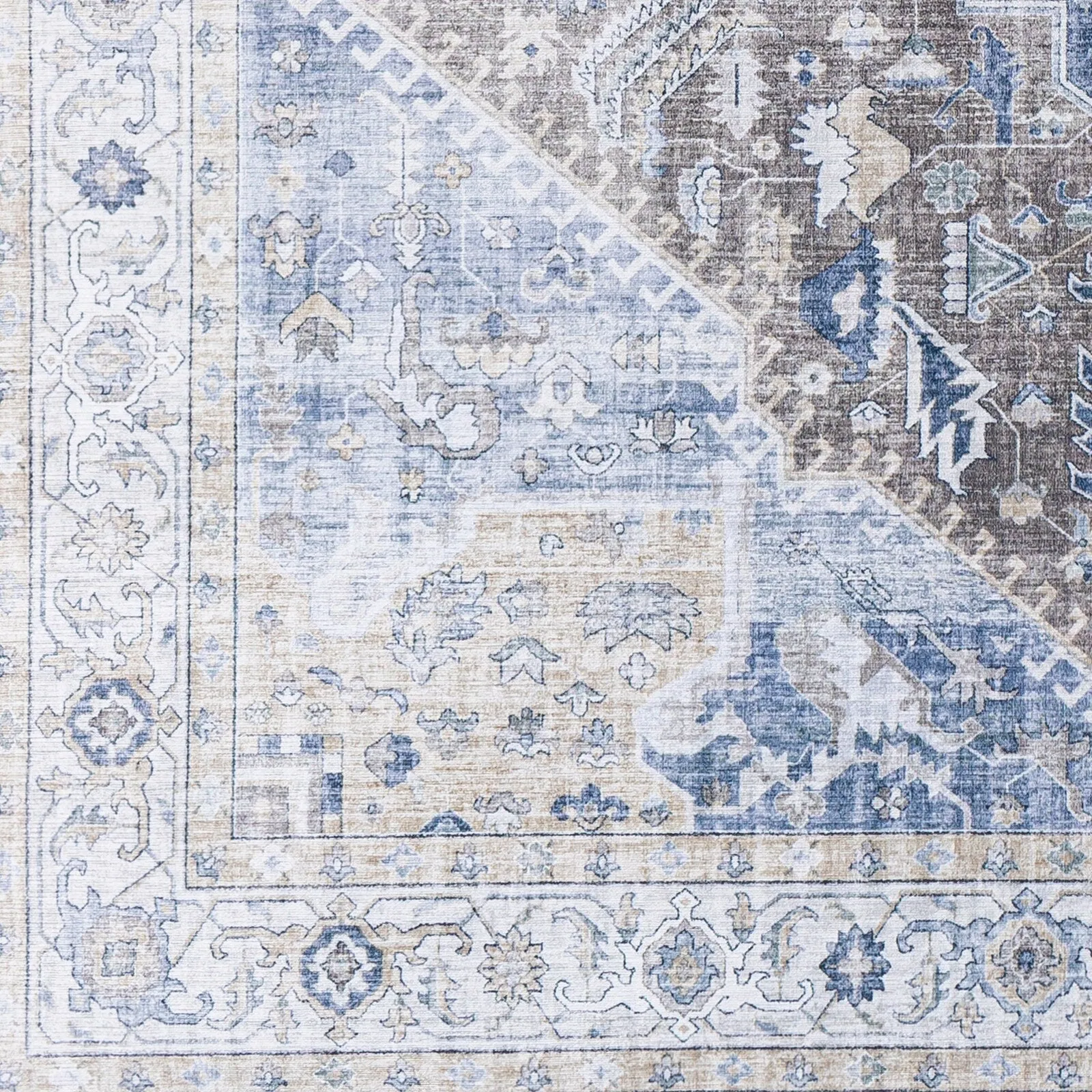 Livabliss Mitika Vintage Medallion Area Rug
