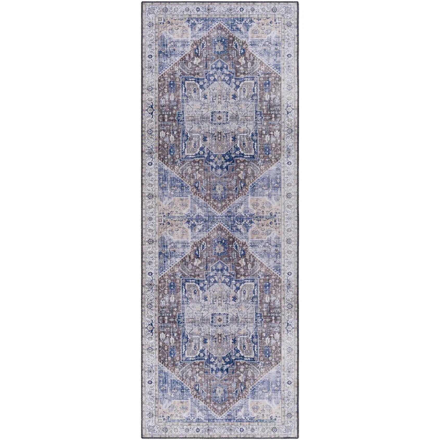 Livabliss Mitika Vintage Medallion Area Rug