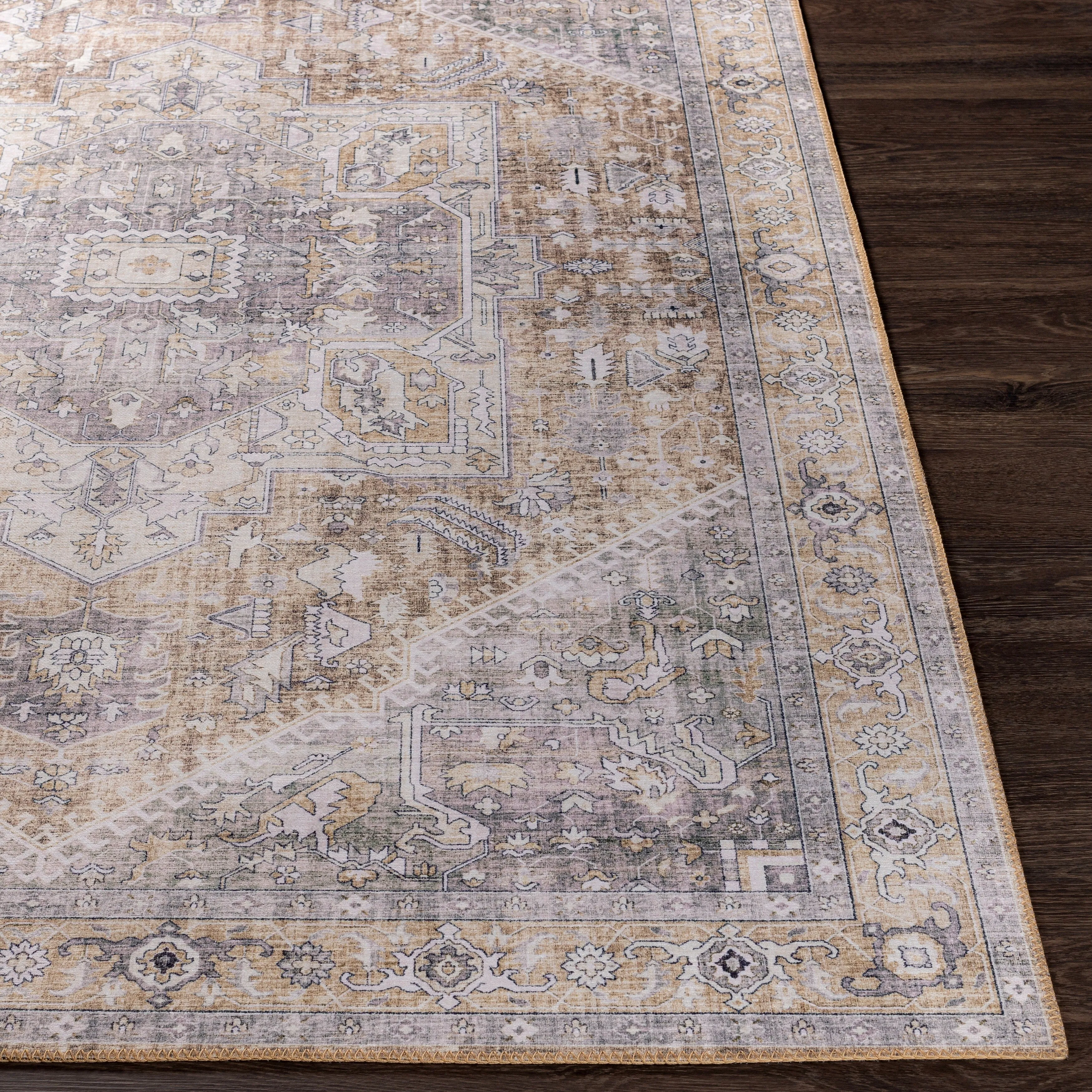 Livabliss Mitika Vintage Medallion Area Rug