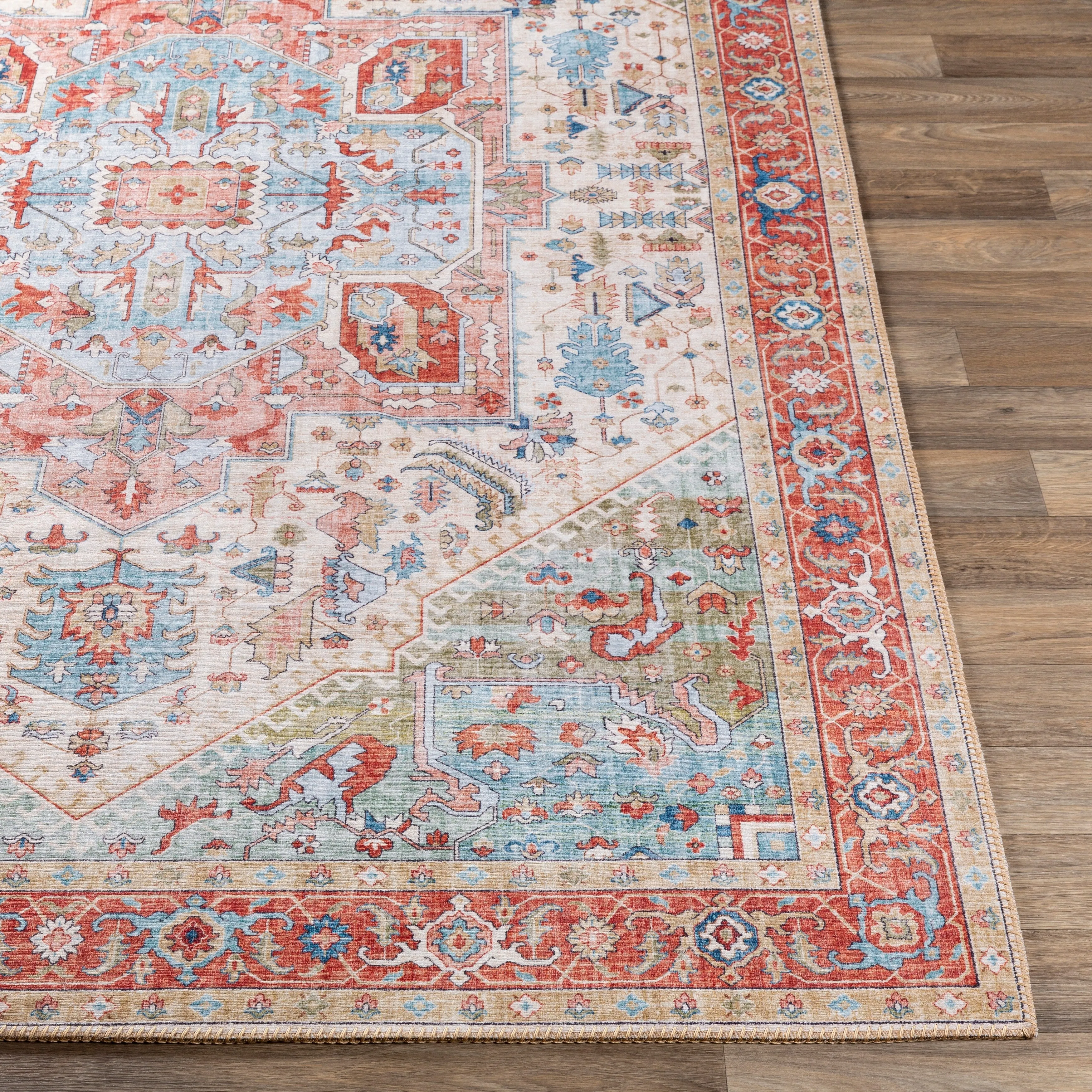 Livabliss Mitika Vintage Medallion Area Rug