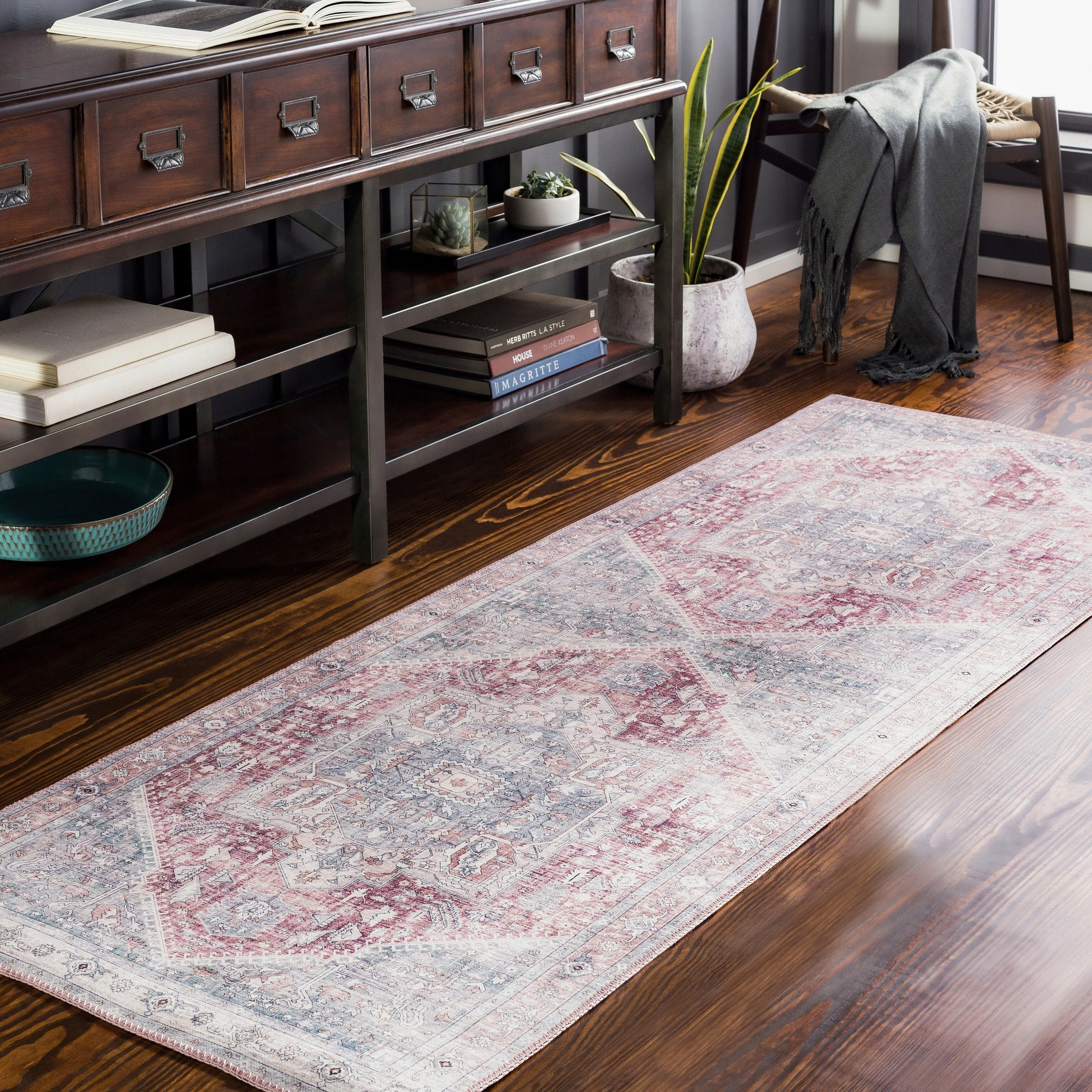 Livabliss Mitika Vintage Medallion Area Rug