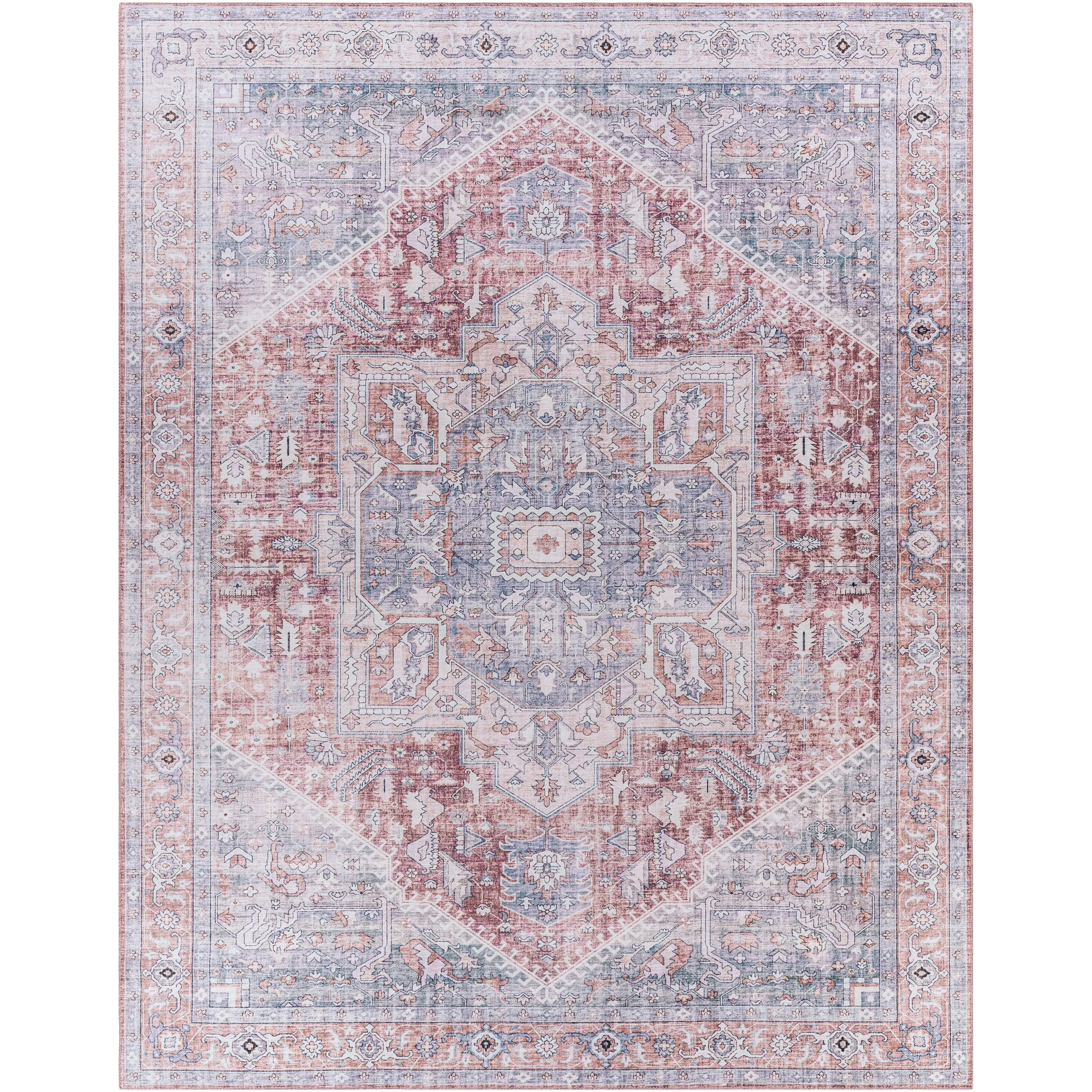 Livabliss Mitika Vintage Medallion Area Rug