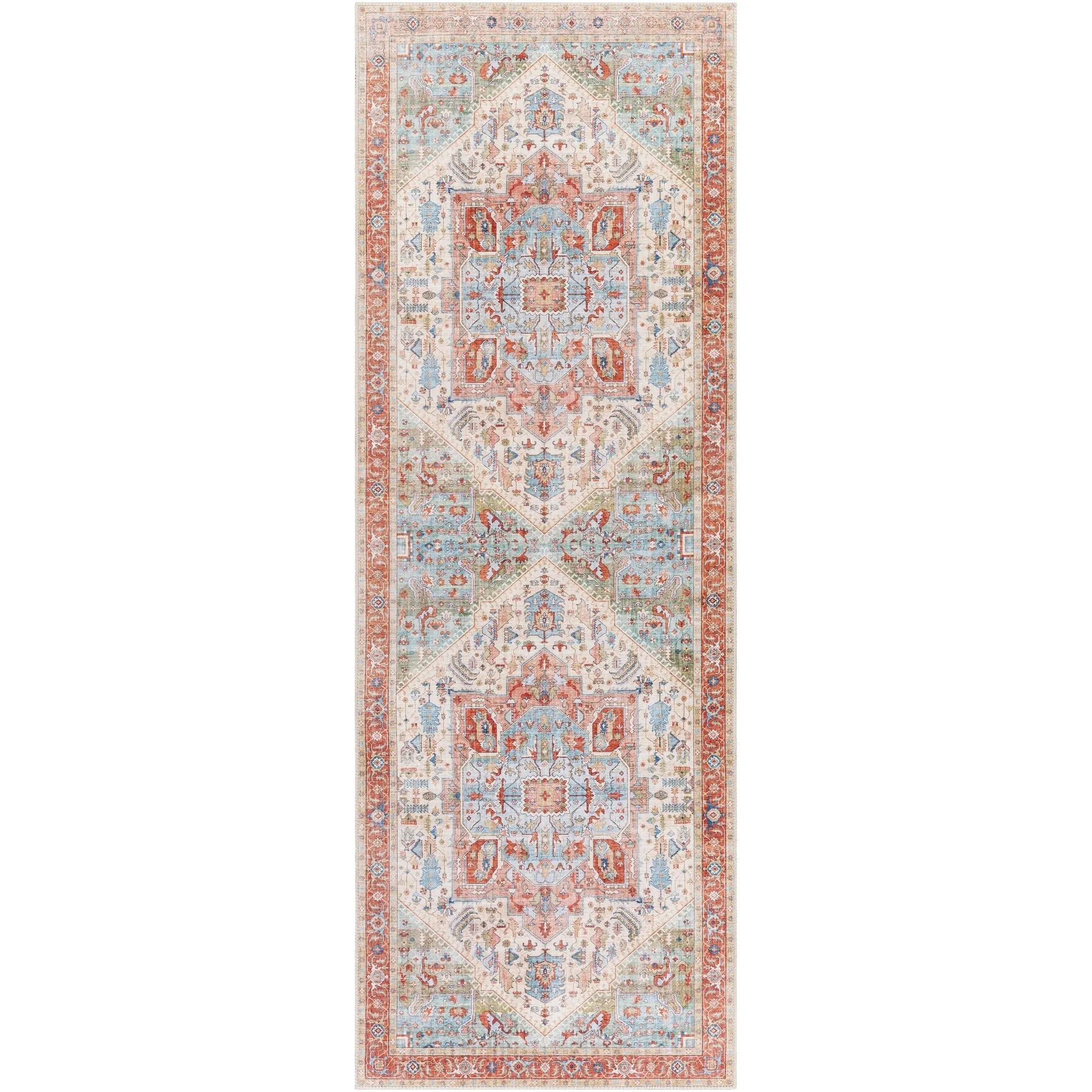 Livabliss Mitika Vintage Medallion Area Rug