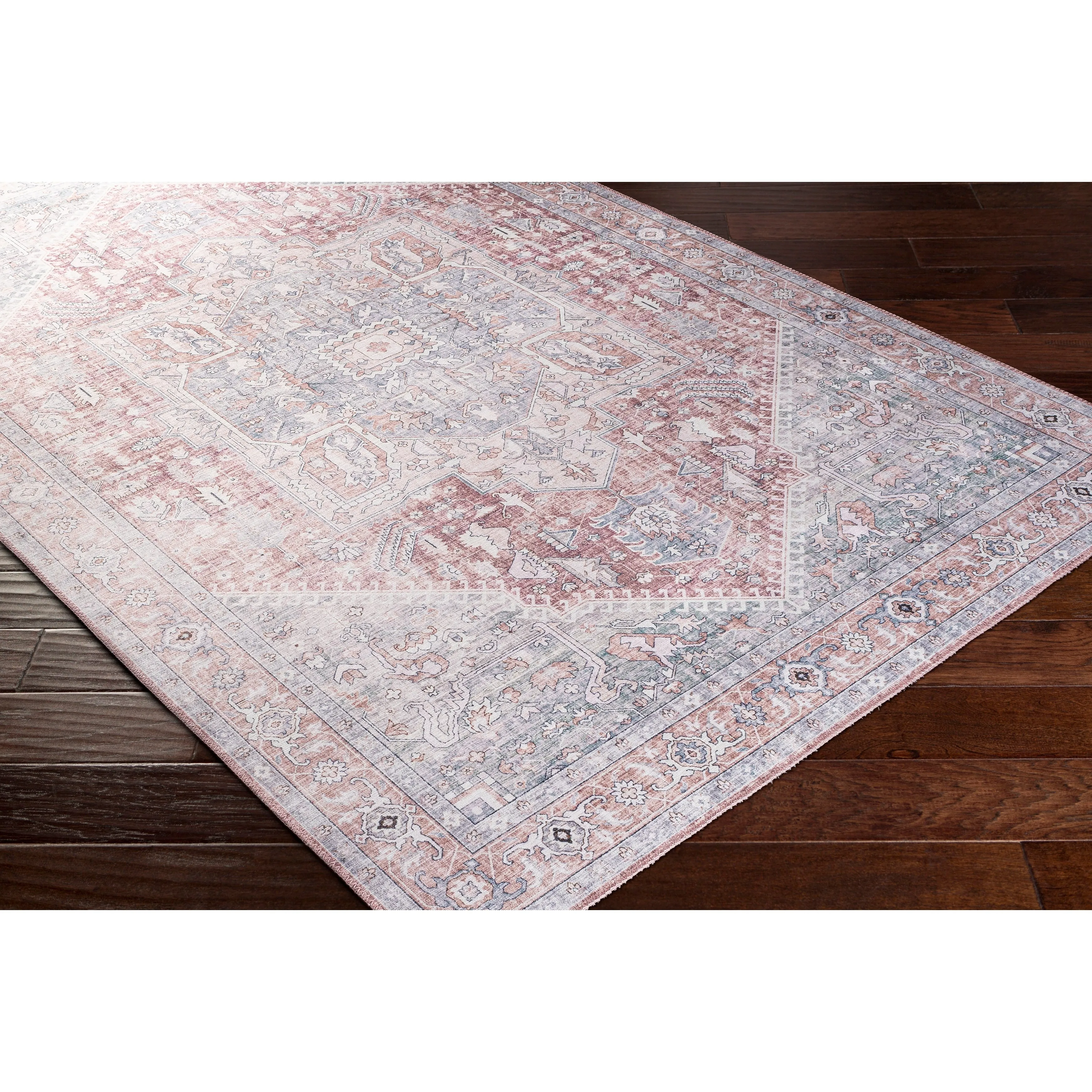 Livabliss Mitika Vintage Medallion Area Rug