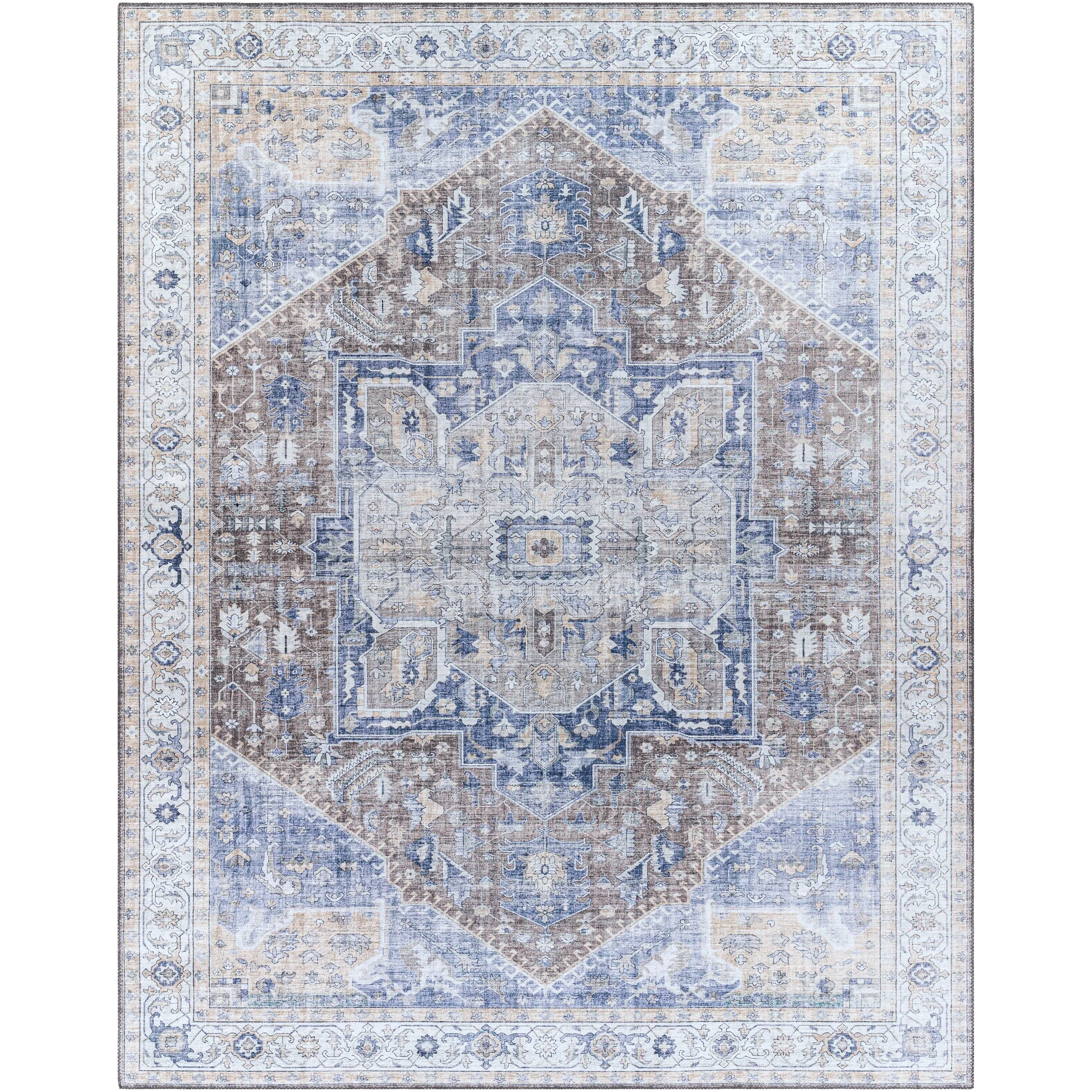 Livabliss Mitika Vintage Medallion Area Rug