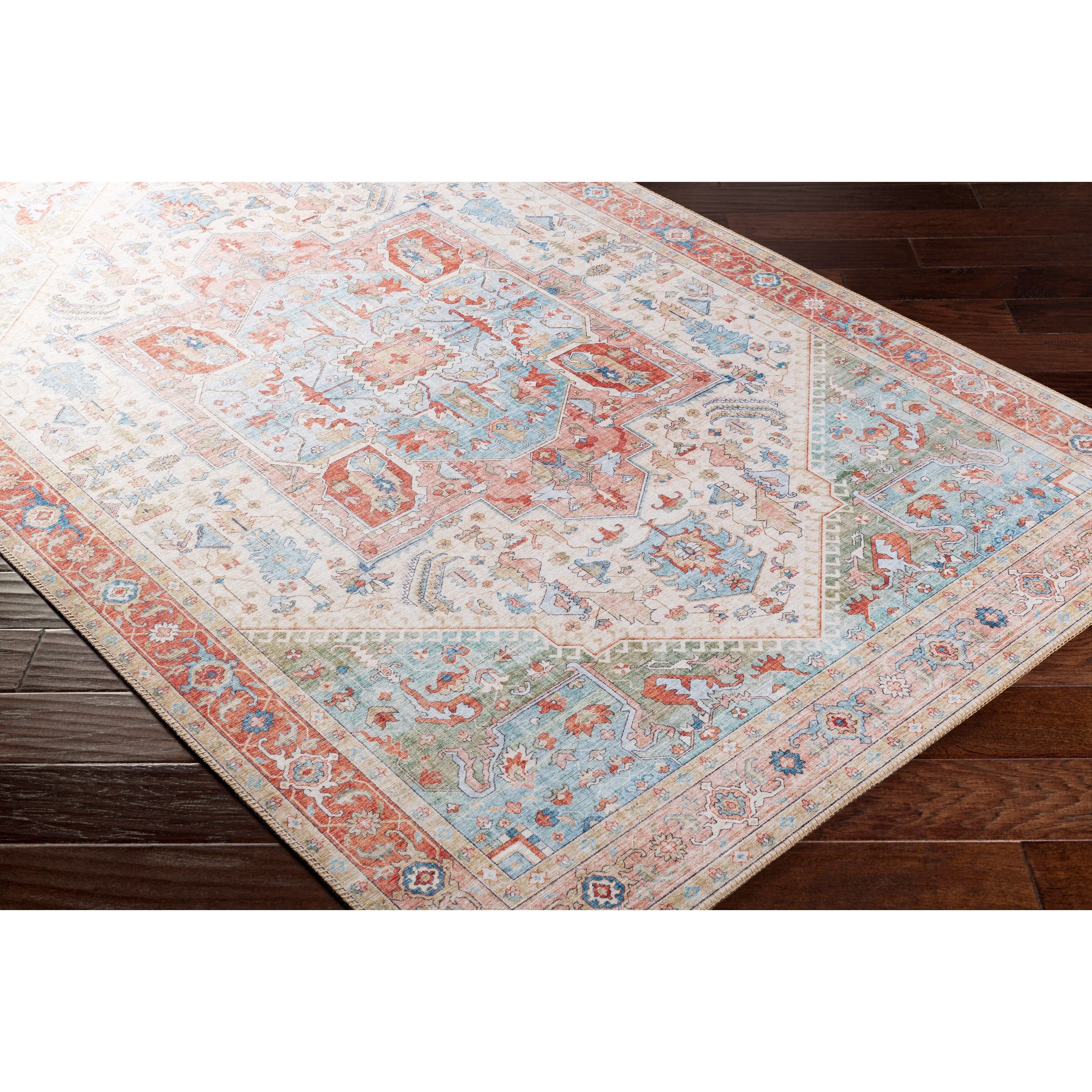Livabliss Mitika Vintage Medallion Area Rug