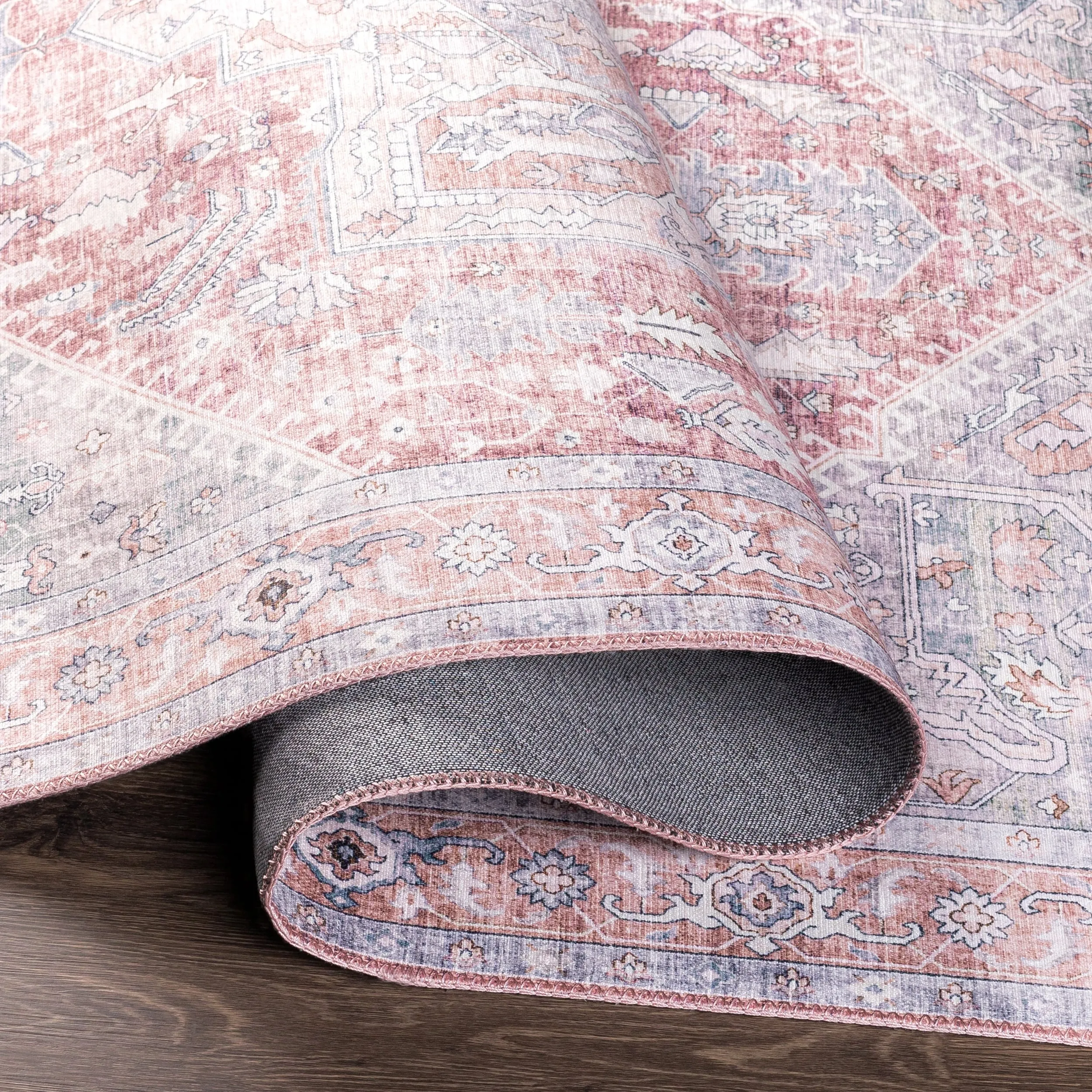 Livabliss Mitika Vintage Medallion Area Rug