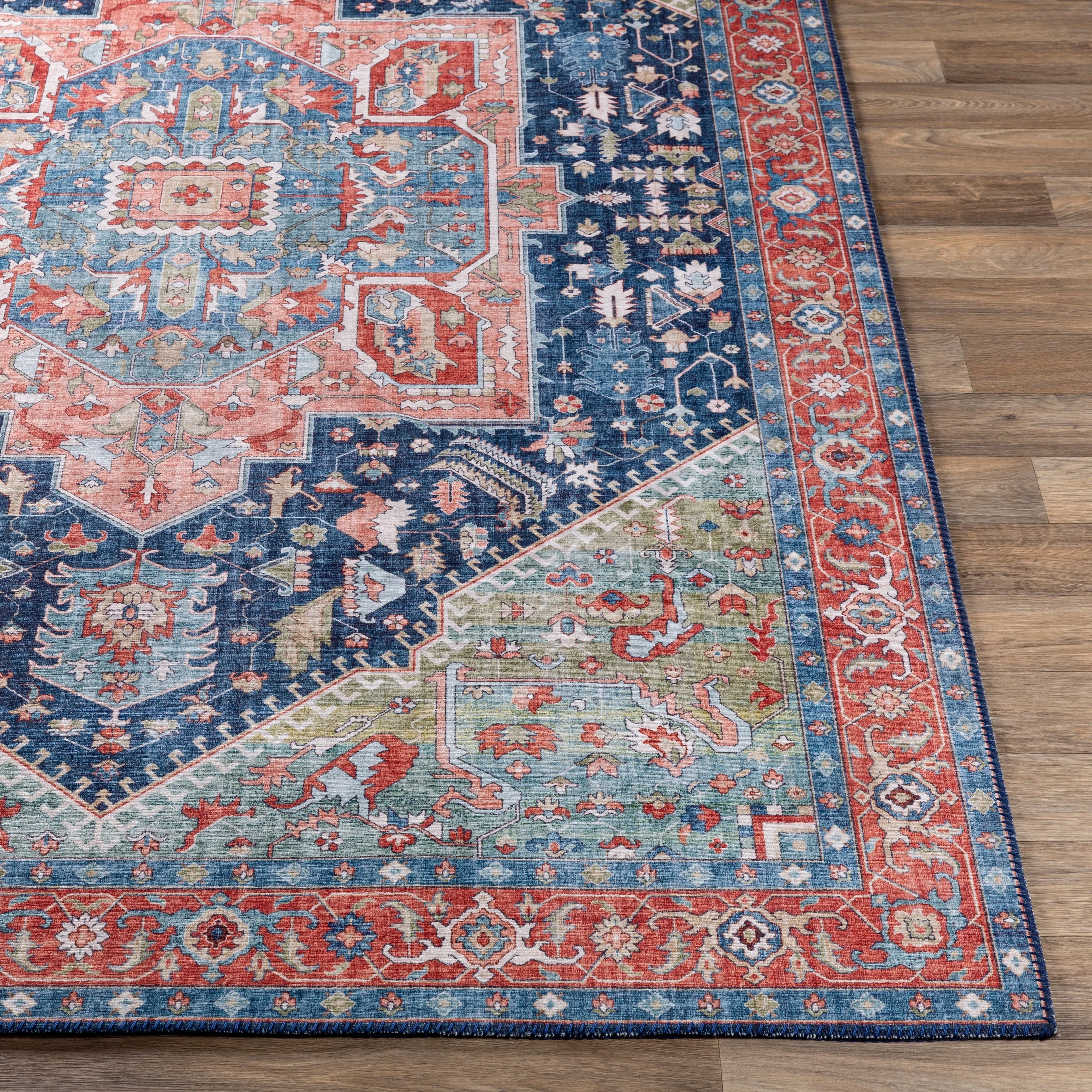Livabliss Mitika Vintage Medallion Area Rug