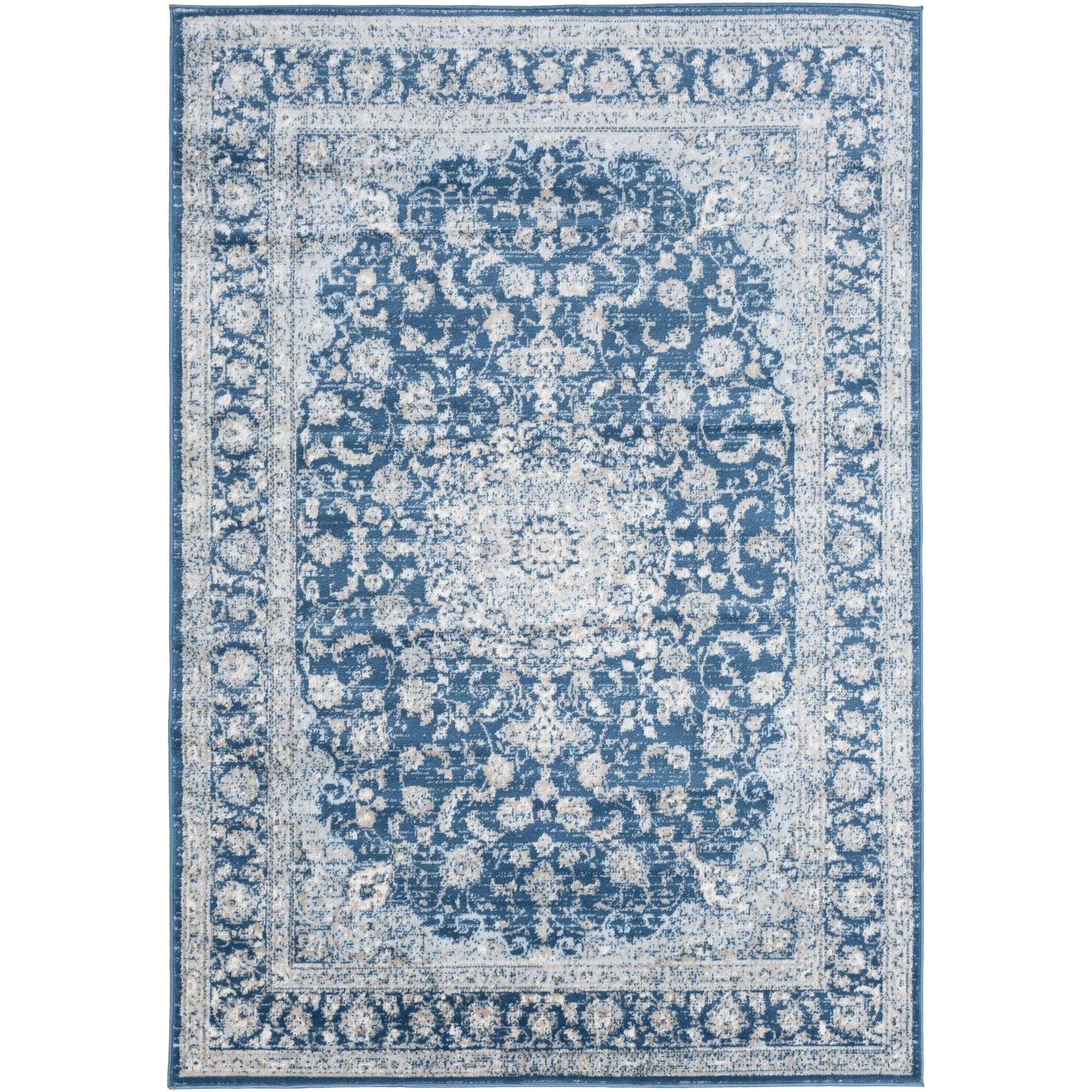 Livabliss Monte Carlo Updated Traditional Medallion Area Rug