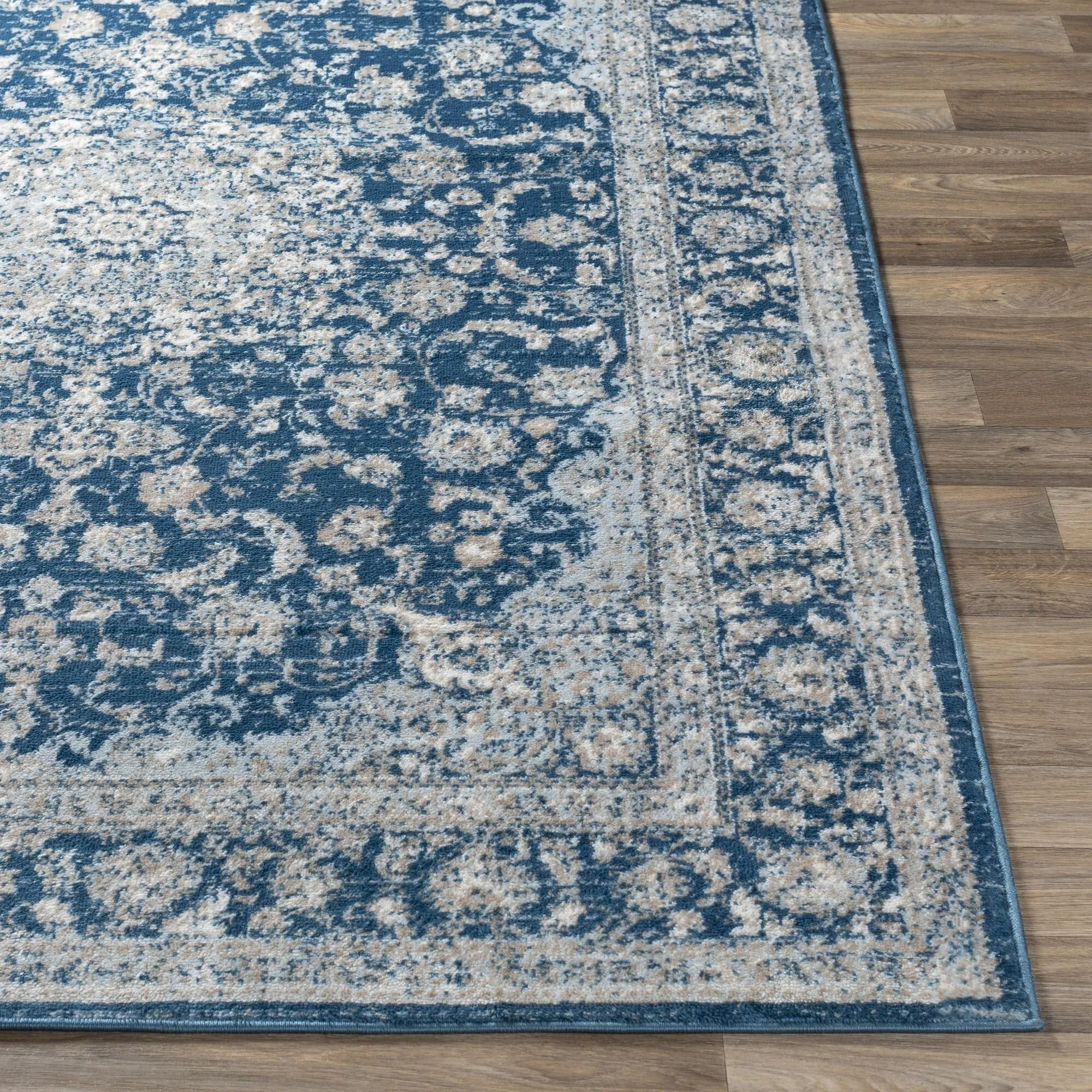 Livabliss Monte Carlo Updated Traditional Medallion Area Rug