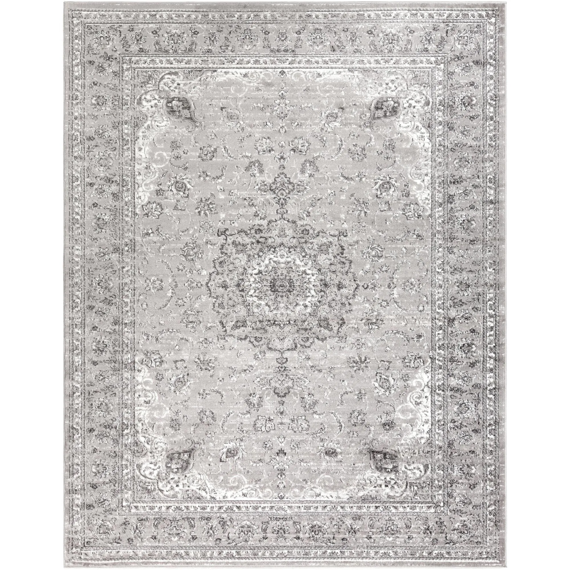 Livabliss Monte Carlo Updated Traditional Medallion Area Rug