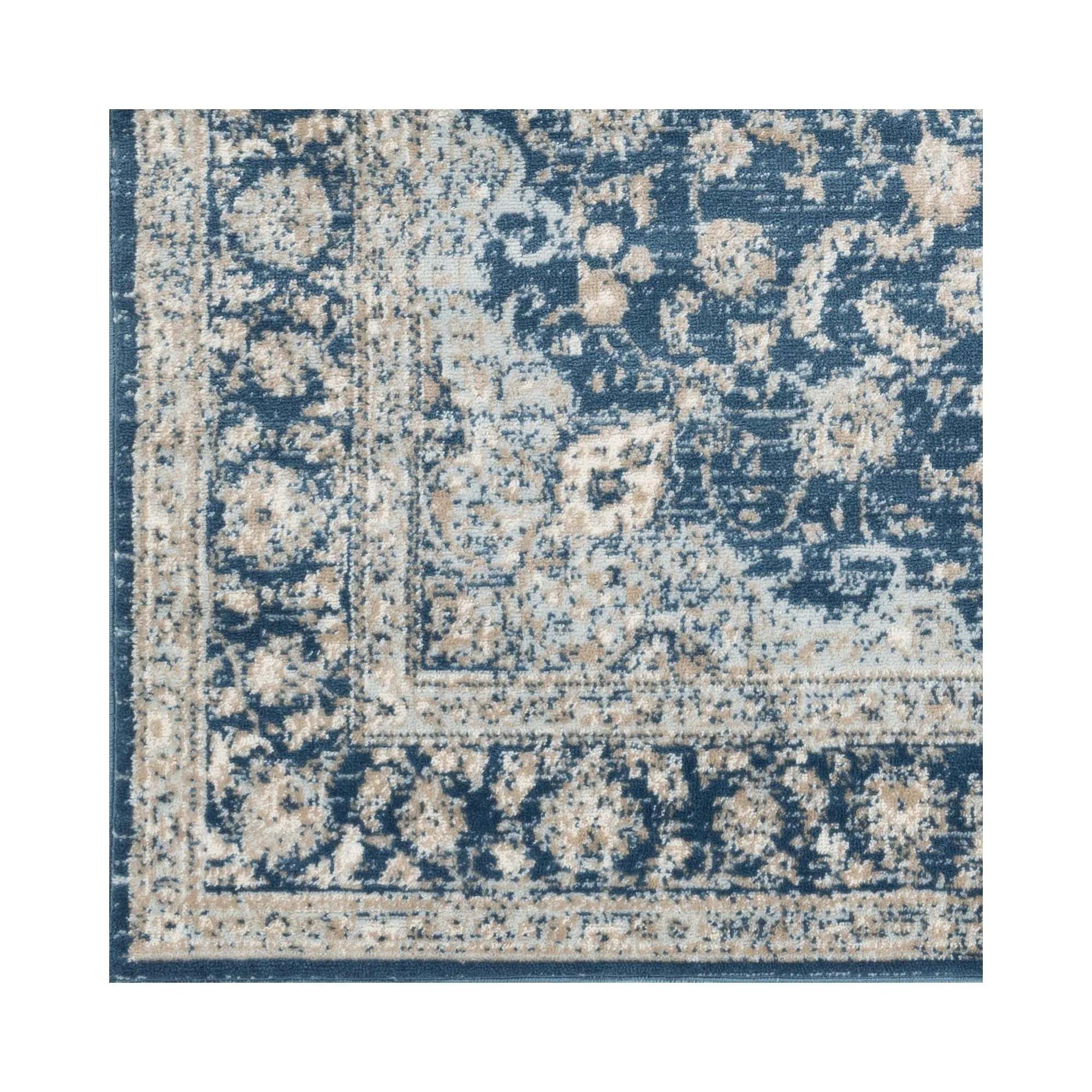 Livabliss Monte Carlo Updated Traditional Medallion Area Rug