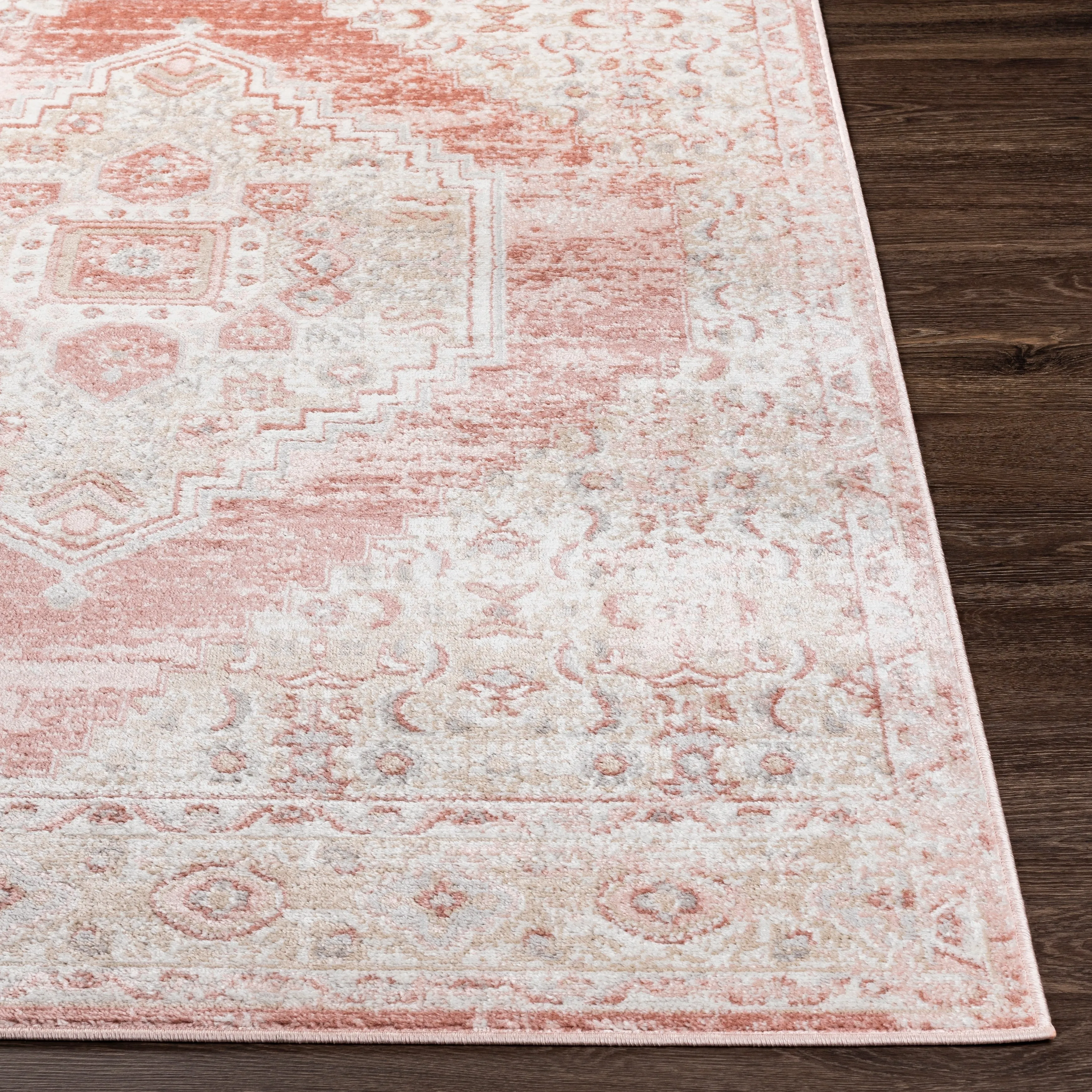 Livabliss Neal Distressed Persian Medallion Area Rug