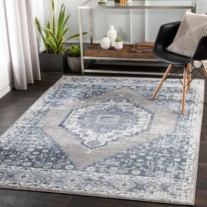 Livabliss Neal Distressed Persian Medallion Area Rug