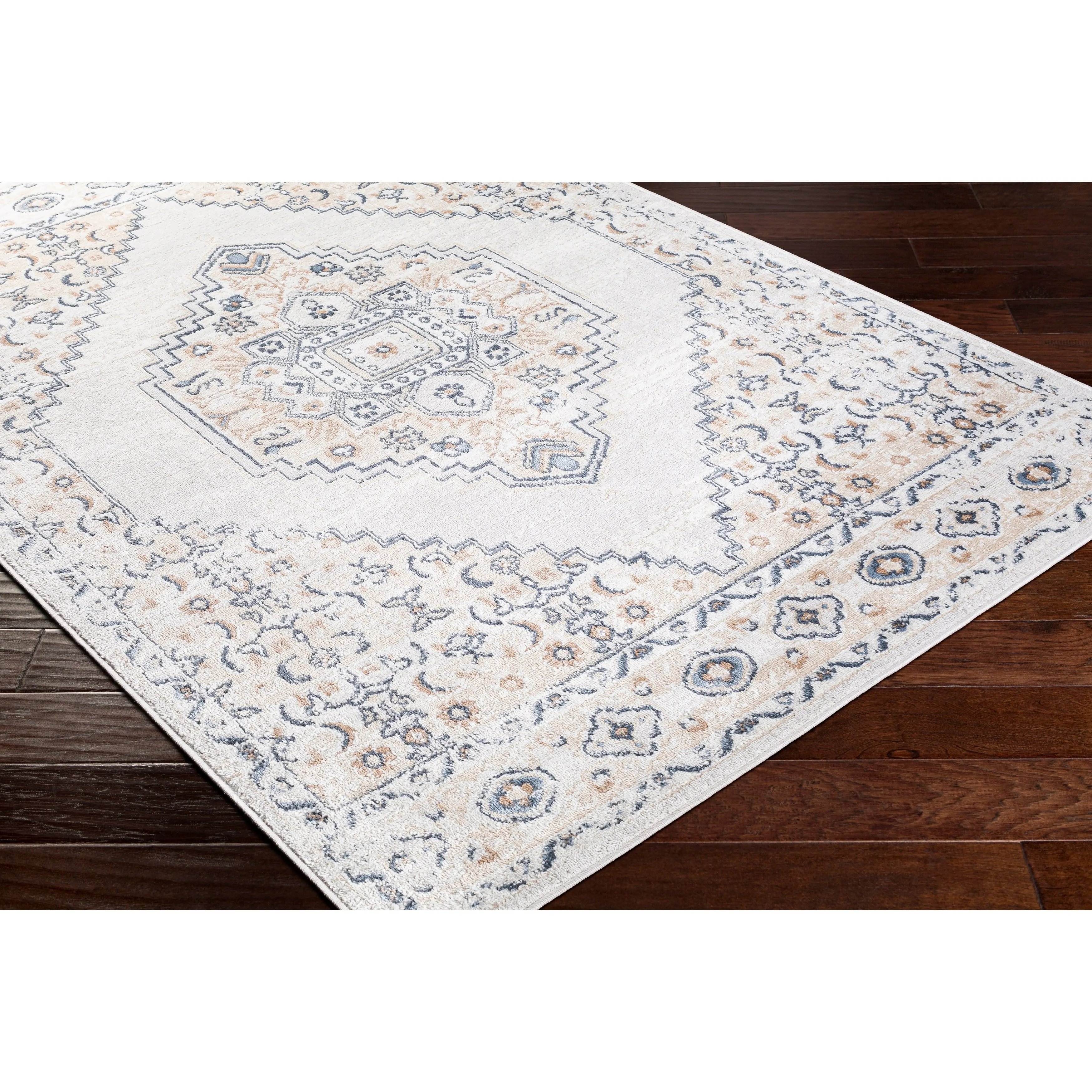 Livabliss Neal Distressed Persian Medallion Area Rug