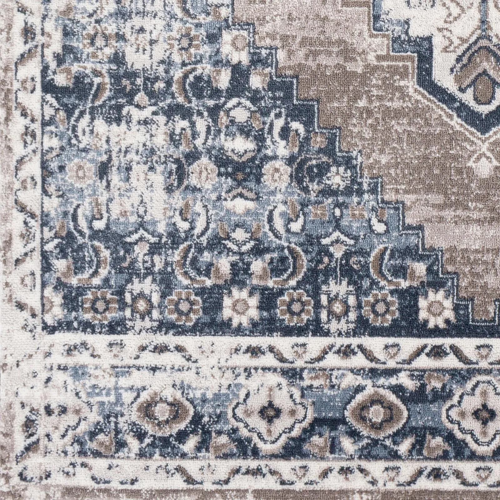 Livabliss Neal Distressed Persian Medallion Area Rug